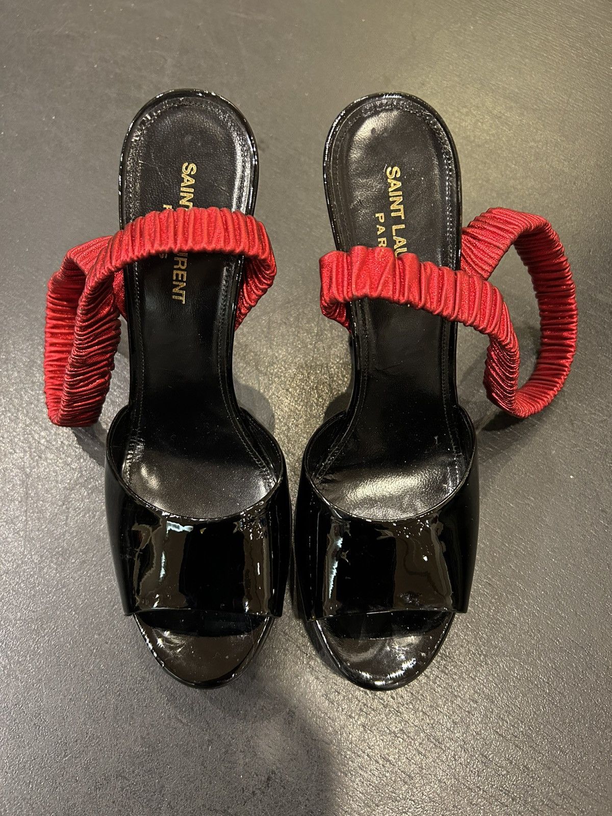 Saint Laurent Paris Saint Laurent Paris Double Wrap Heels Size US 10 / IT 40 - 6 Thumbnail