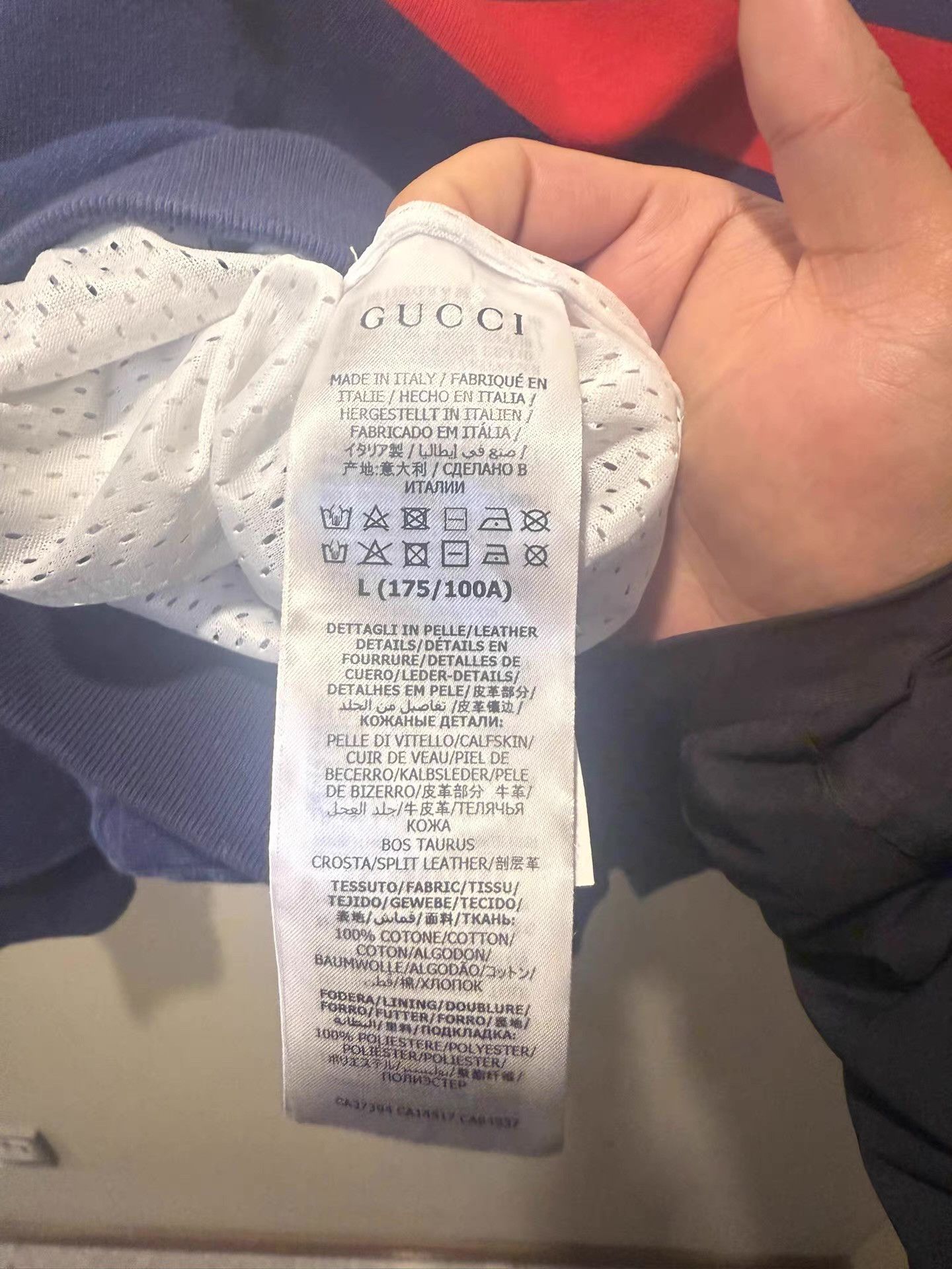 Gucci GUCCI Vintage Contrast Sleeve Jacket。 Ｑ20 Size US L / EU 52-54 / 3 - 4 Thumbnail