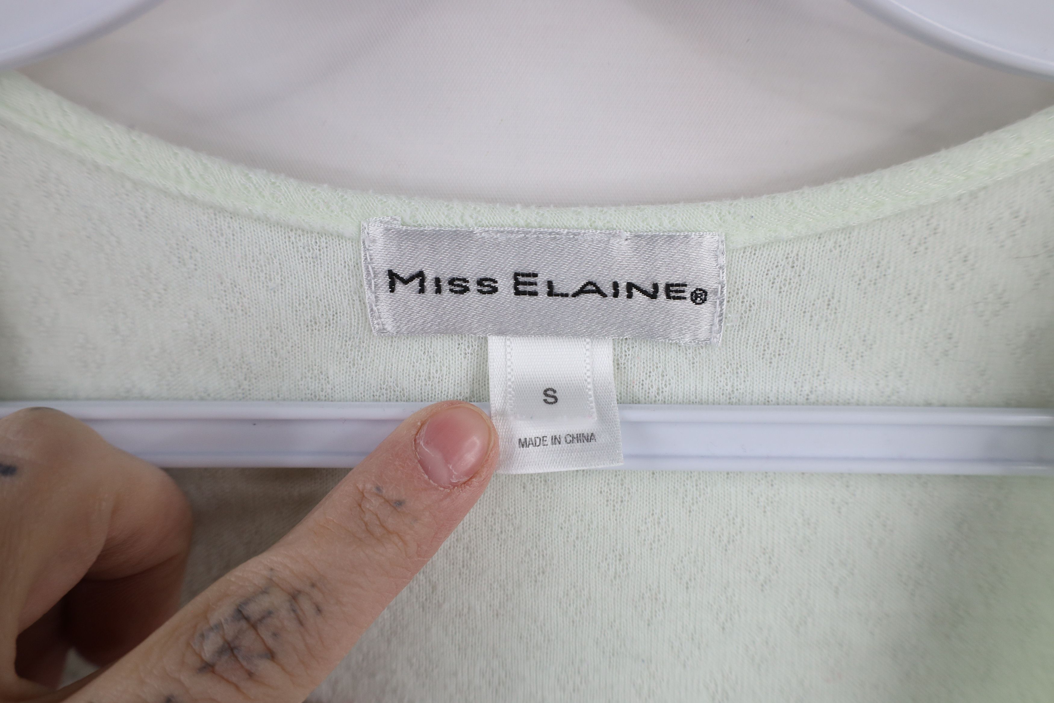 Vintage Vintage 90s Miss Elaine Knit Long Sleeve Night Gown Shirt Size S / US 4 / IT 40 - 7 Thumbnail
