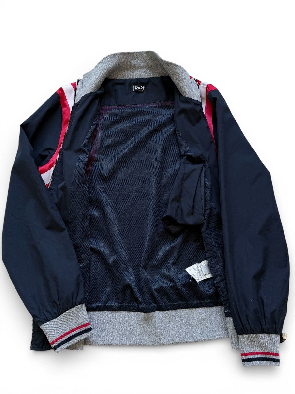 Dolce & Gabbana Vintage 2000s Dolce & Gabbana Nylon Track Jacket Size US L / EU 52-54 / 3 - 4 Thumbnail