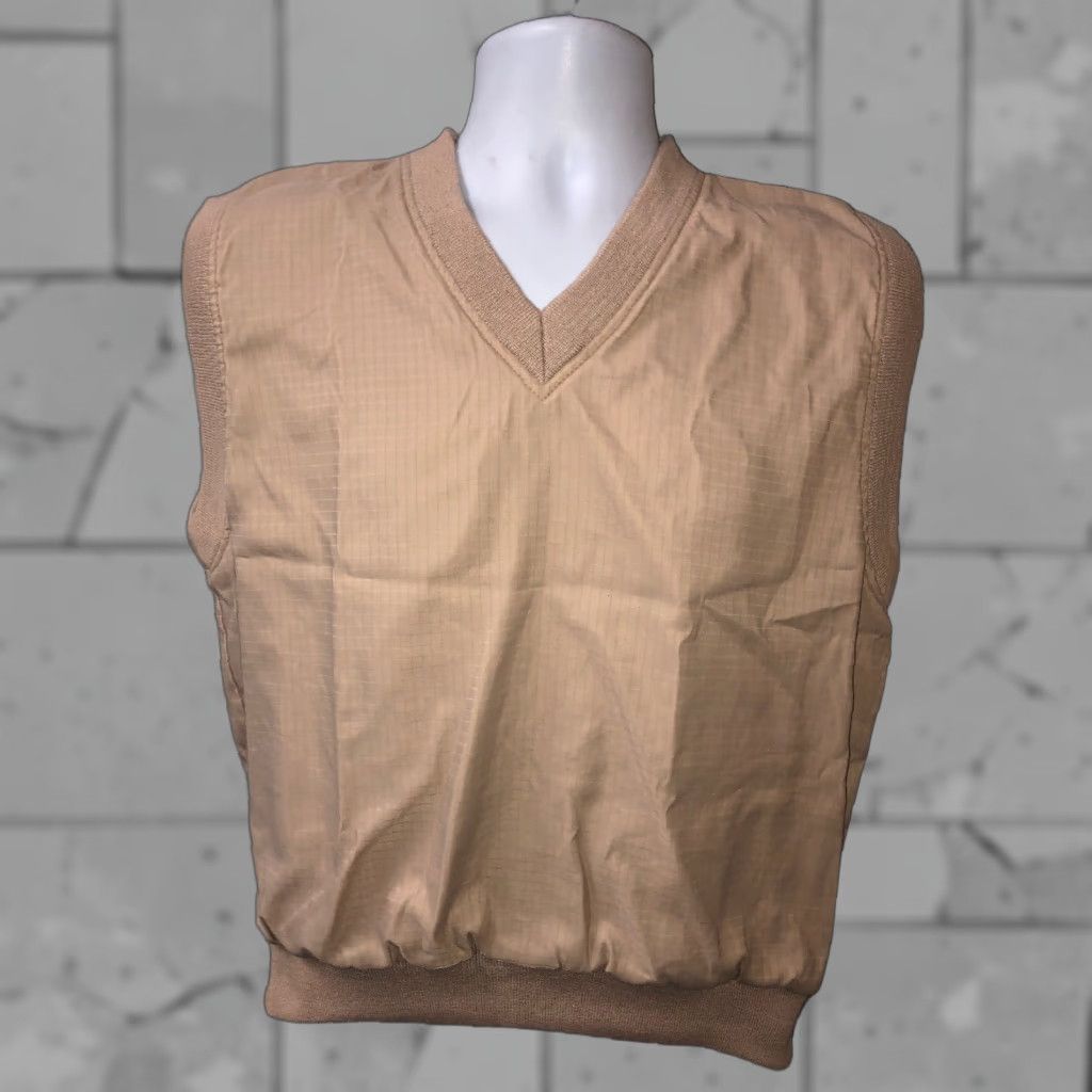 Vintage Sunderland Of Scotland Mens Vest V-Neck Windbreaker Beige M Size US M / EU 48-50 / 2 - 1 Thumbnail