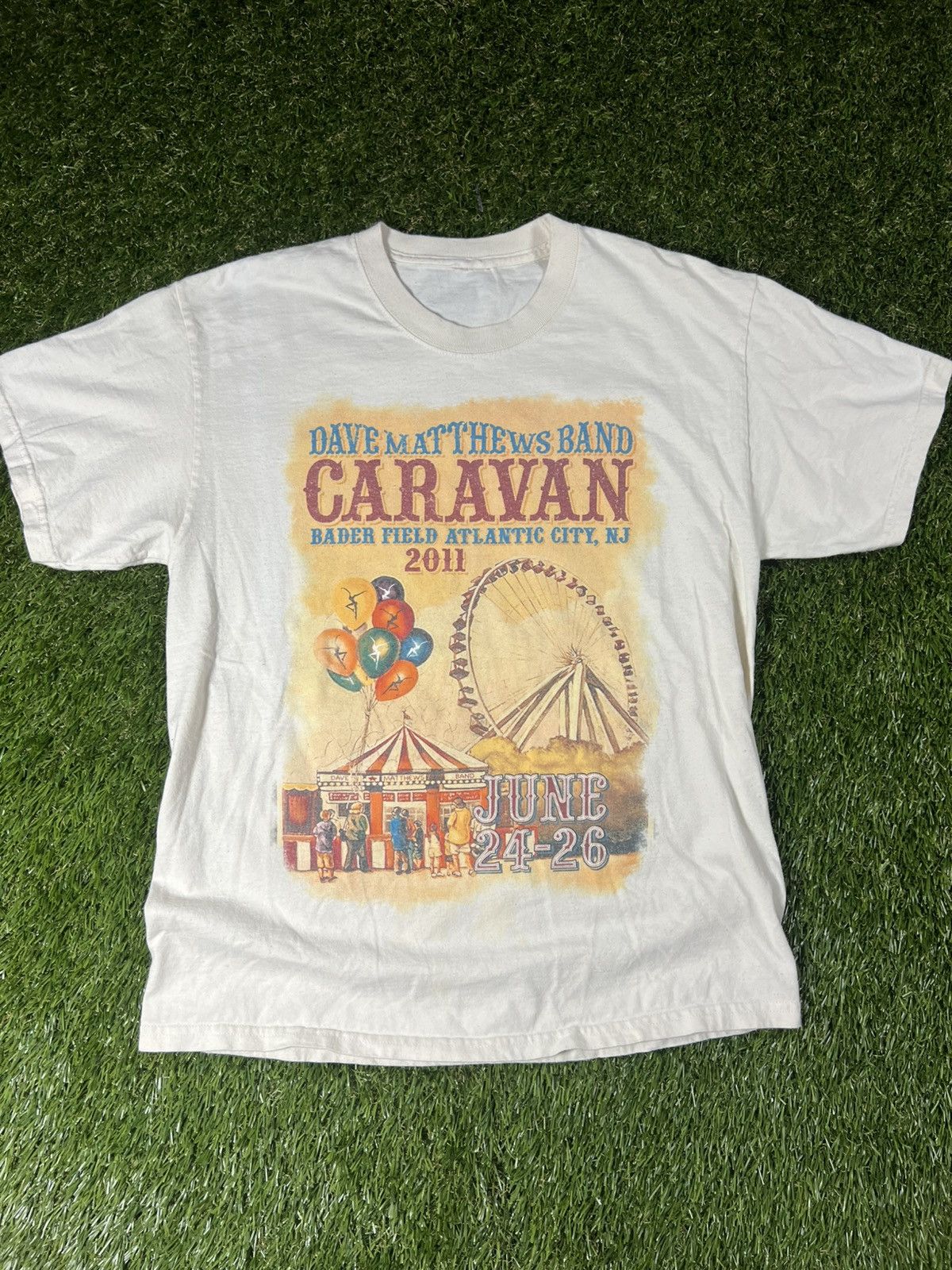 Band Tees Vintage Y2K Dave Matthew Band Caravan Festival Carnival Tee Size US M / EU 48-50 / 2 - 1 Thumbnail