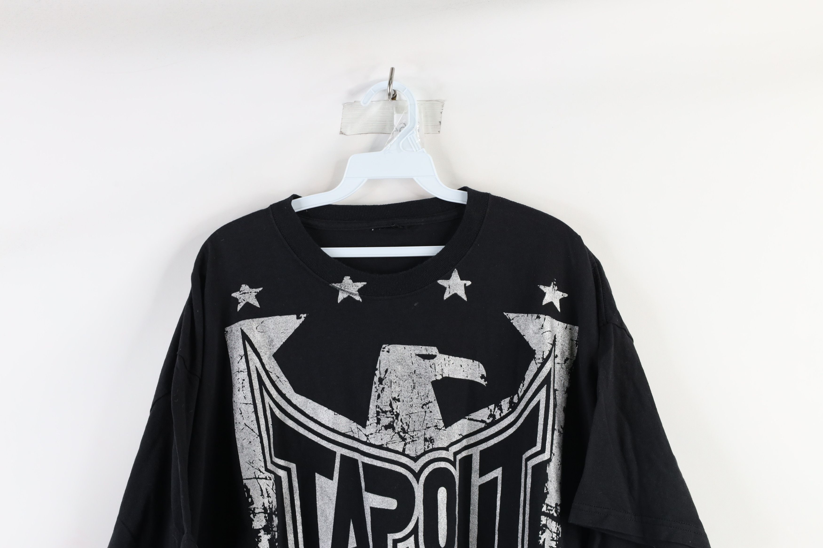 Tapout × Vintage Vintage Y2K Tapout Spell Out MMA UFC Fighting T-Shirt Black Size US XXL / EU 58 / 5 - 2 Thumbnail
