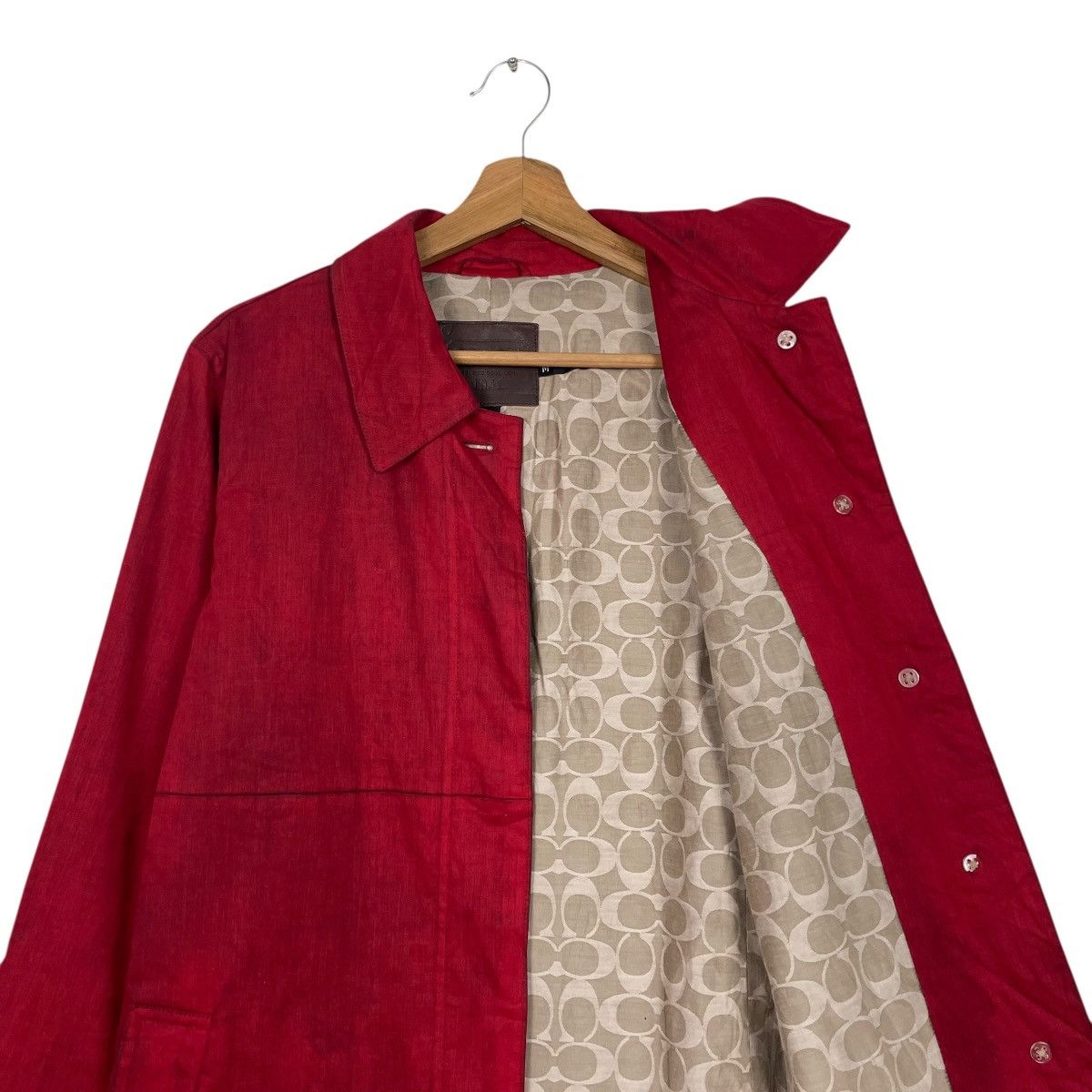 Coach Coach Red Women Trenchcoat Size M / US 6-8 / IT 42-44 - 10 Thumbnail