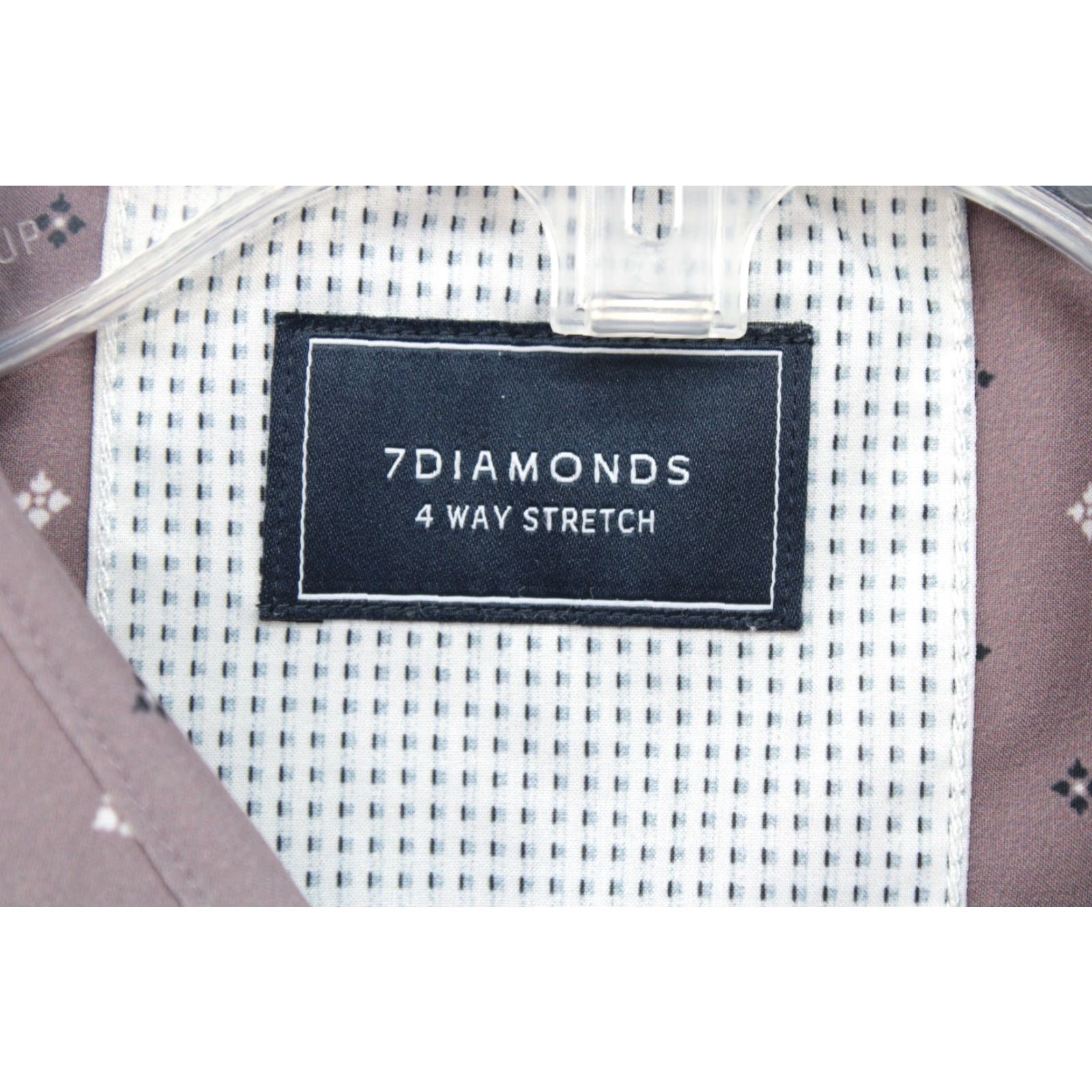 Vintage 7 Diamonds Men's XL Short Sleeve Button Shirt Highway Star Preppy 4 Way Stretch Size US XL / EU 56 / 4 - 6 Thumbnail