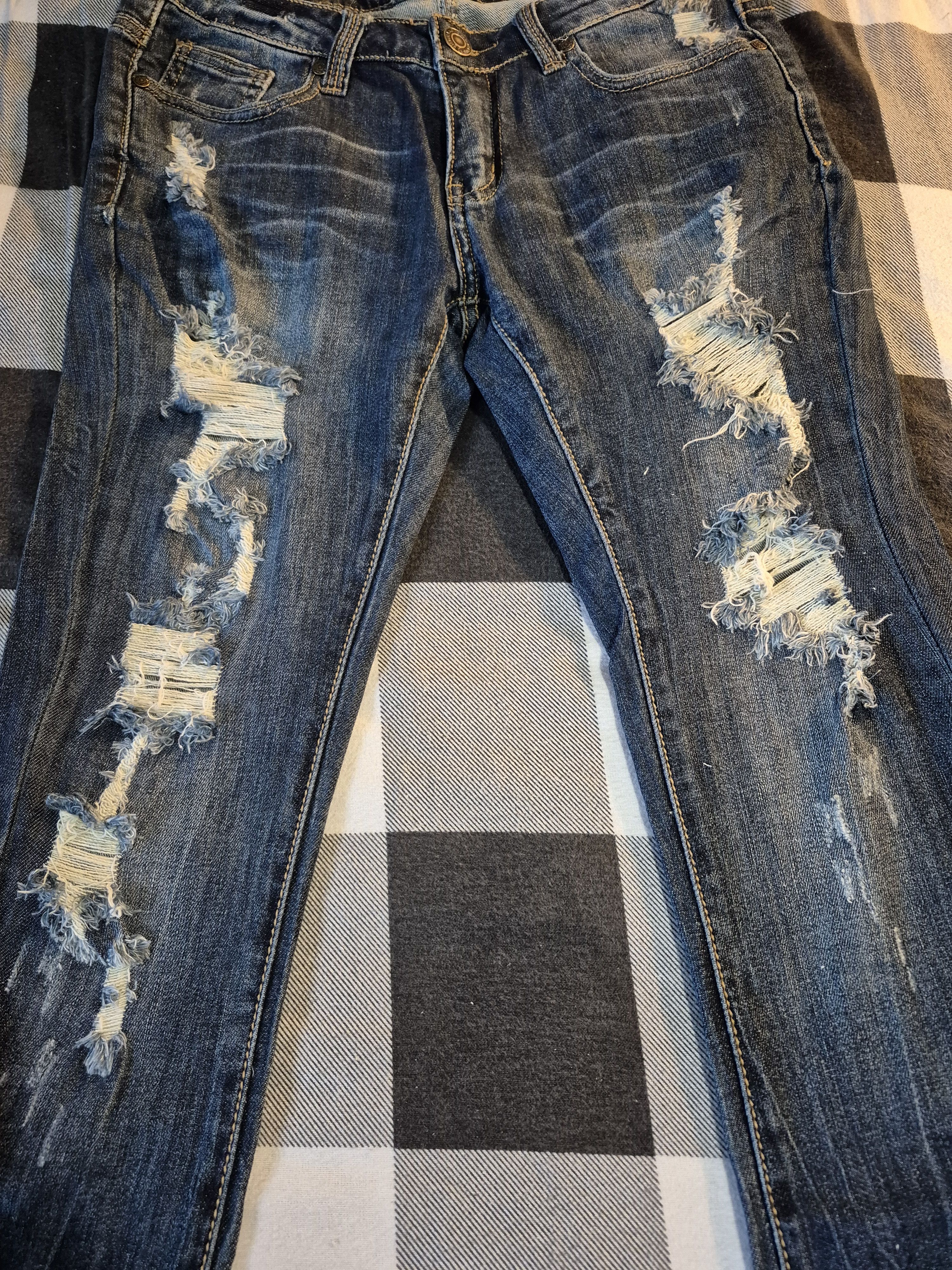 Jean Machine Distressed skinny jean Size 30" / US 8 / IT 44 - 3 Thumbnail