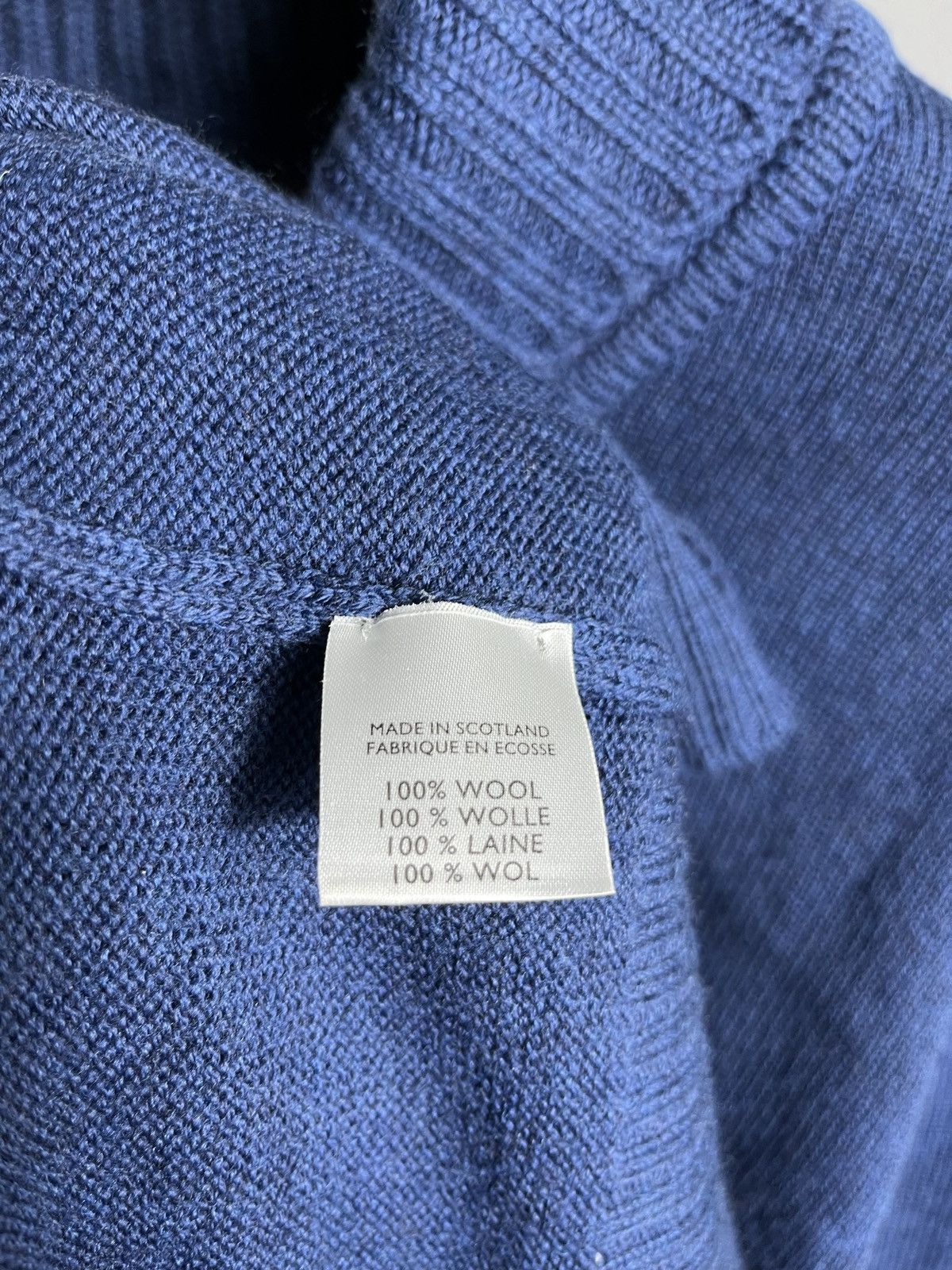 Private White V.C. private white vc sweater mens wool knit blue long sleeve Size US XL / EU 56 / 4 - 6 Thumbnail