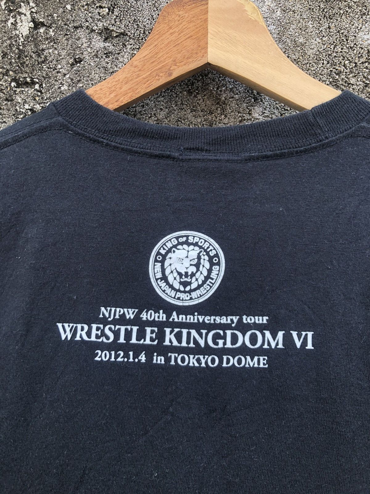 Vintage × WCW/nWo × WWF Vintage NJPW Wrestle Kingdom Tshirt Wwe Wwf Nwo Size US M / EU 48-50 / 2 - 4 Thumbnail