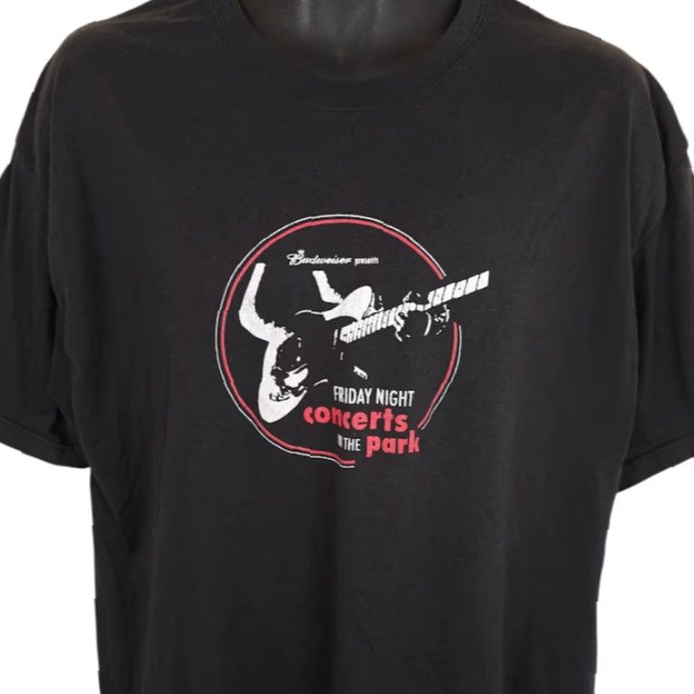 Vintage VINTAGE Concerts In The Park T Shirt Mens Large Black Groovie Ghoulies 7 Seconds Tie-dye? Size US L / EU 52-54 / 3 - 2 Thumbnail