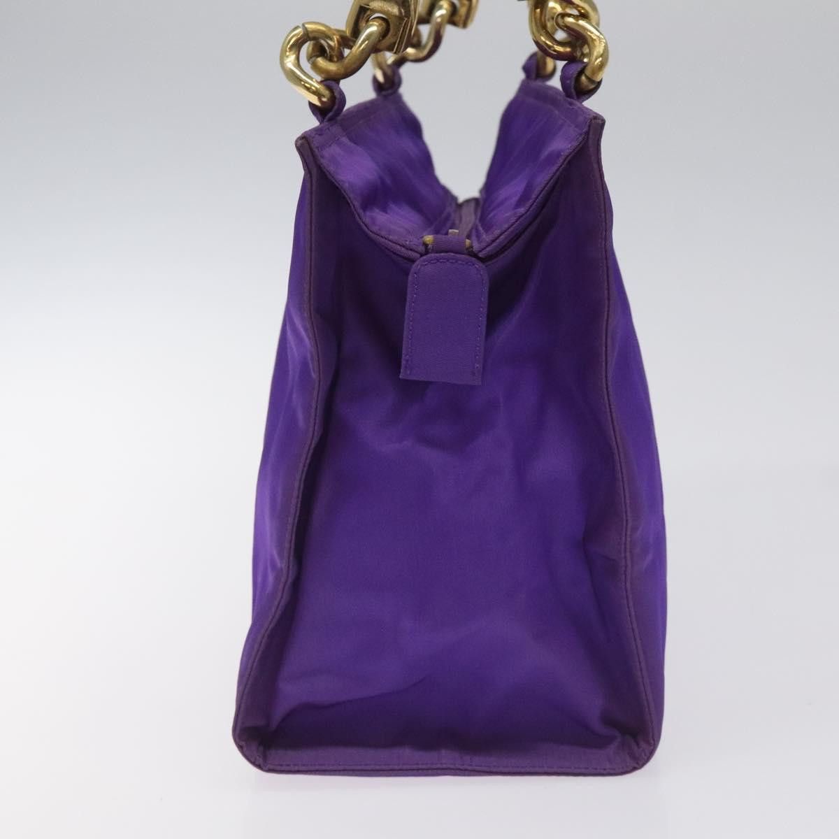 Prada PRADA Hand Bag Nylon Purple Gold Size ONE SIZE - 5 Thumbnail