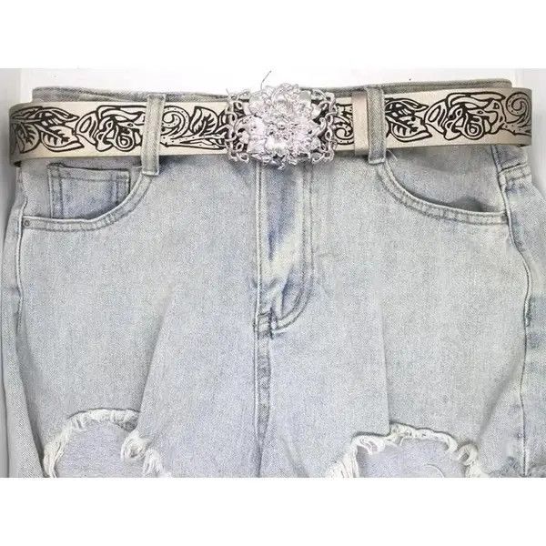 Japanese Brand Kihara x Honda Poisonous Rose Buckle Belt Size ONE SIZE - 6 Thumbnail