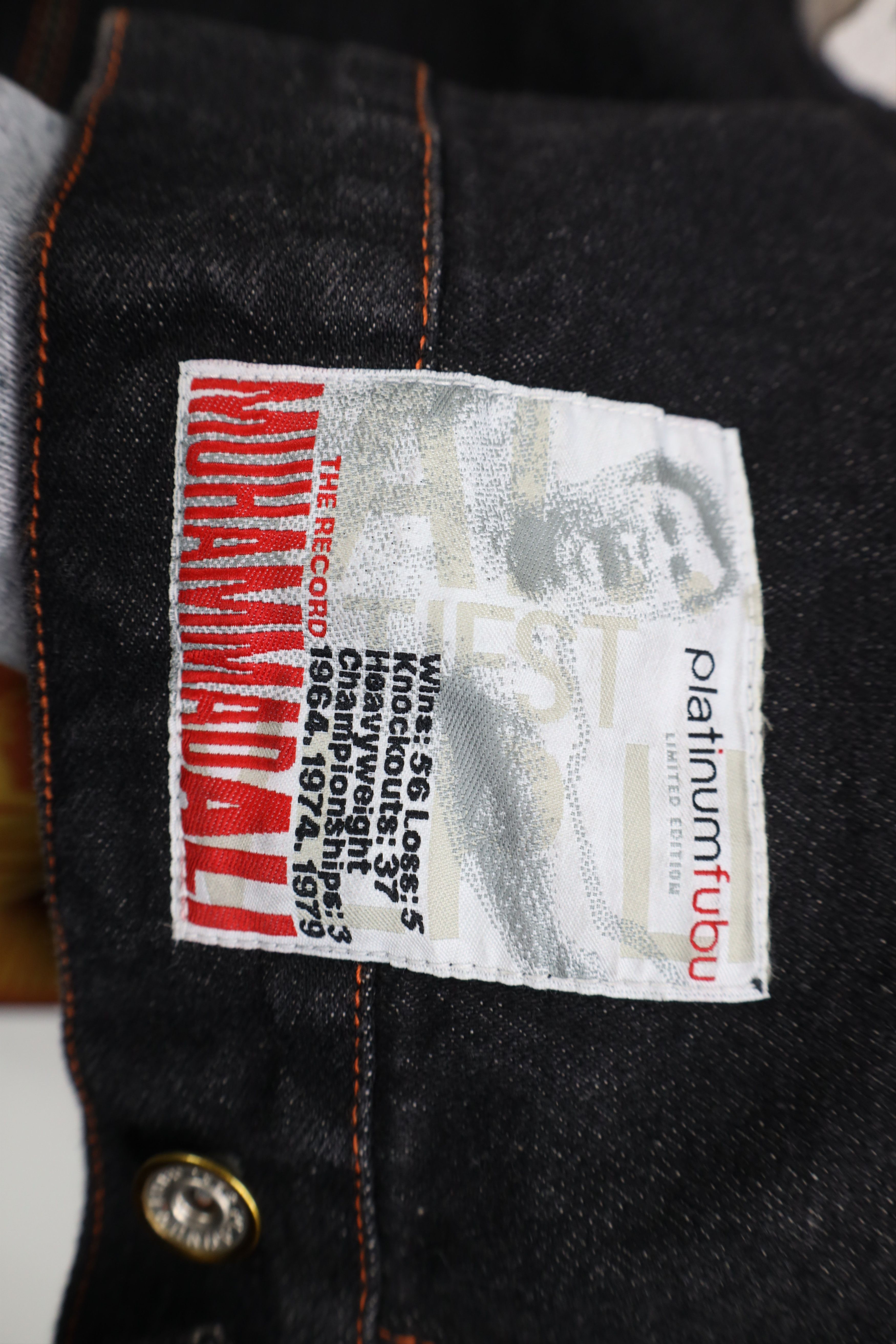 Fubu Vintage 90s Y2K FUBU Muhammad Ali Boxing Trucker Jacket Size US XXL / EU 58 / 5 - 13 Thumbnail