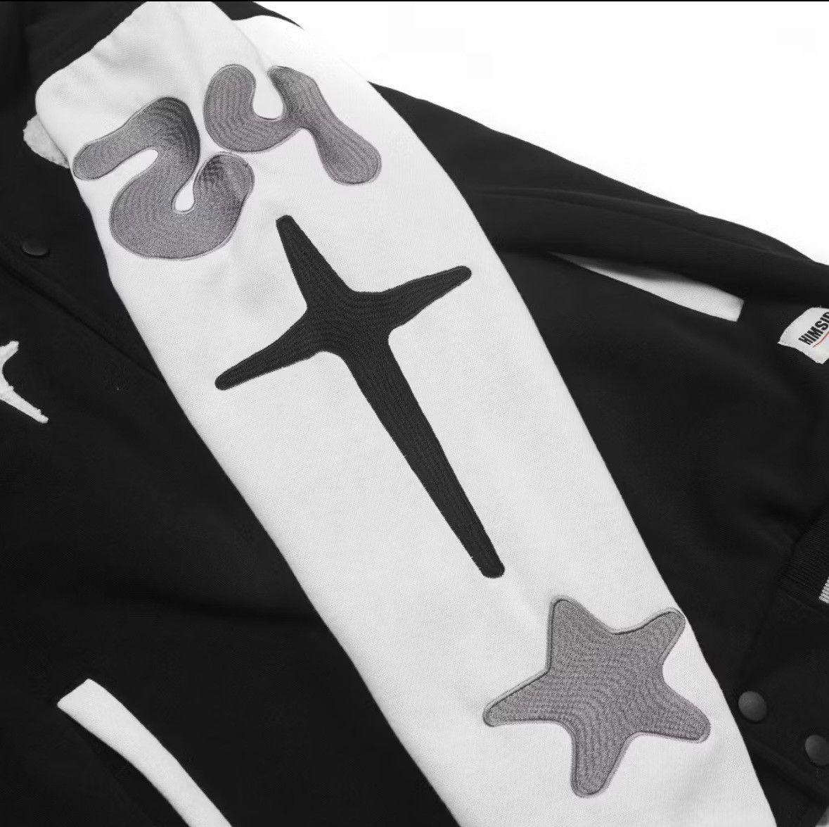 Other Wonder black varsity jacket streetwear Size US L / EU 52-54 / 3 - 6 Thumbnail
