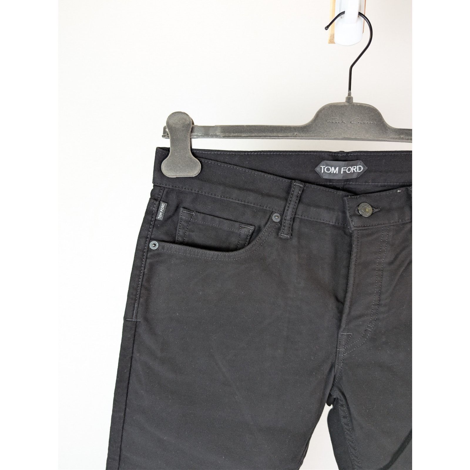 Tom Ford o1rshd1 Slim Fit Denim Jeans in Black Size US 32 / EU 48 - 6 Thumbnail