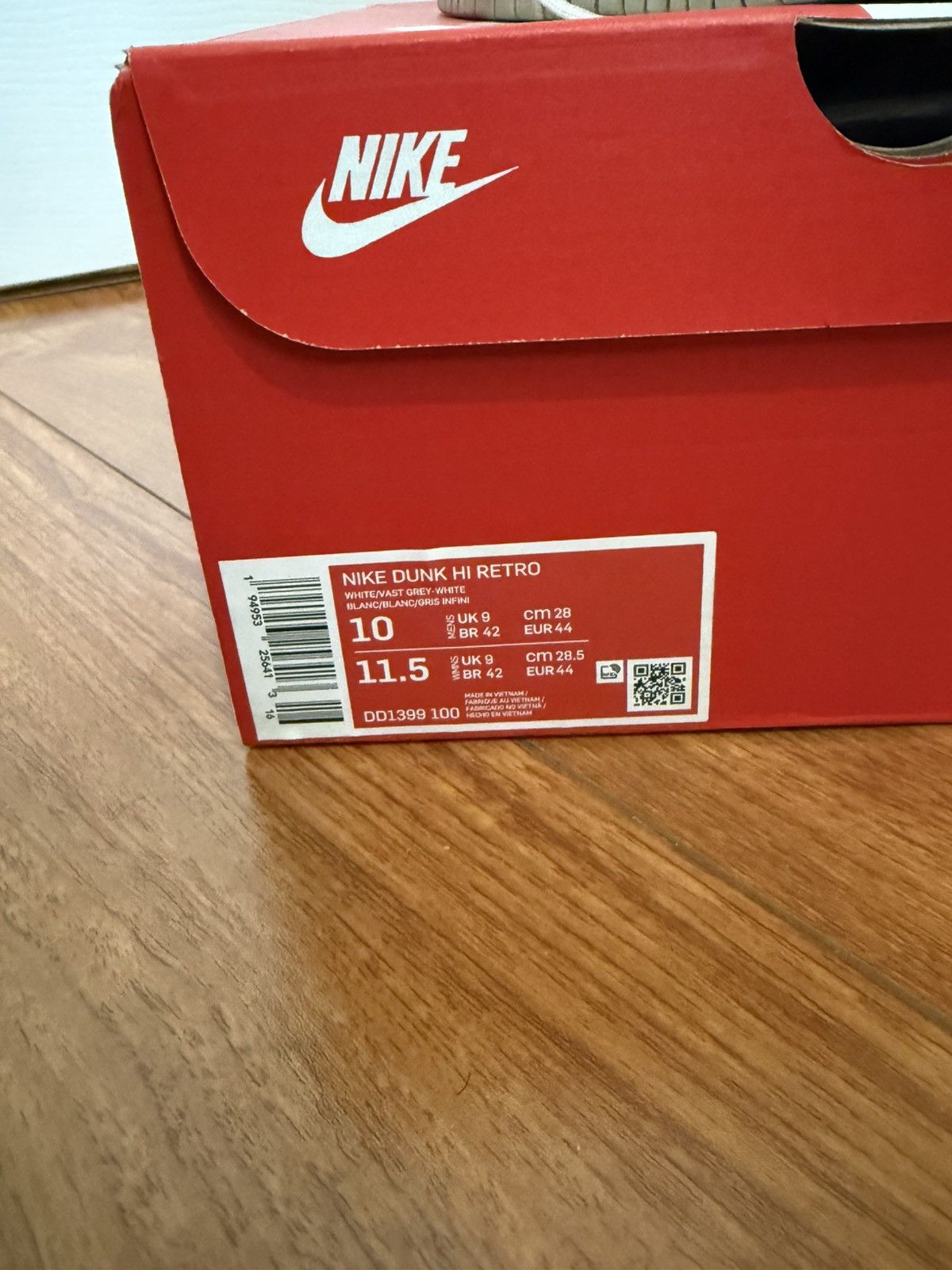 Nike Nike dunk high grey Size US 10 / EU 43 - 7 Thumbnail