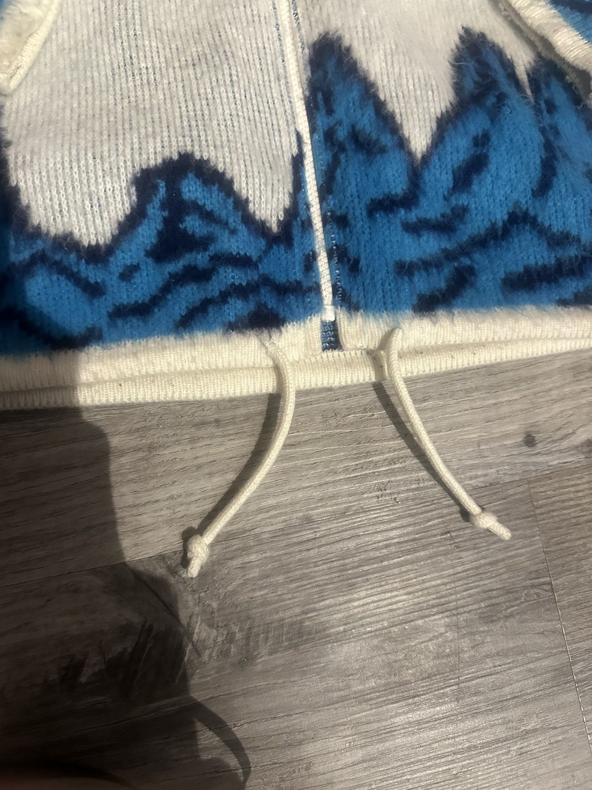 Supreme Supreme Eagle Knit Zip Up Hoodie | Grailed