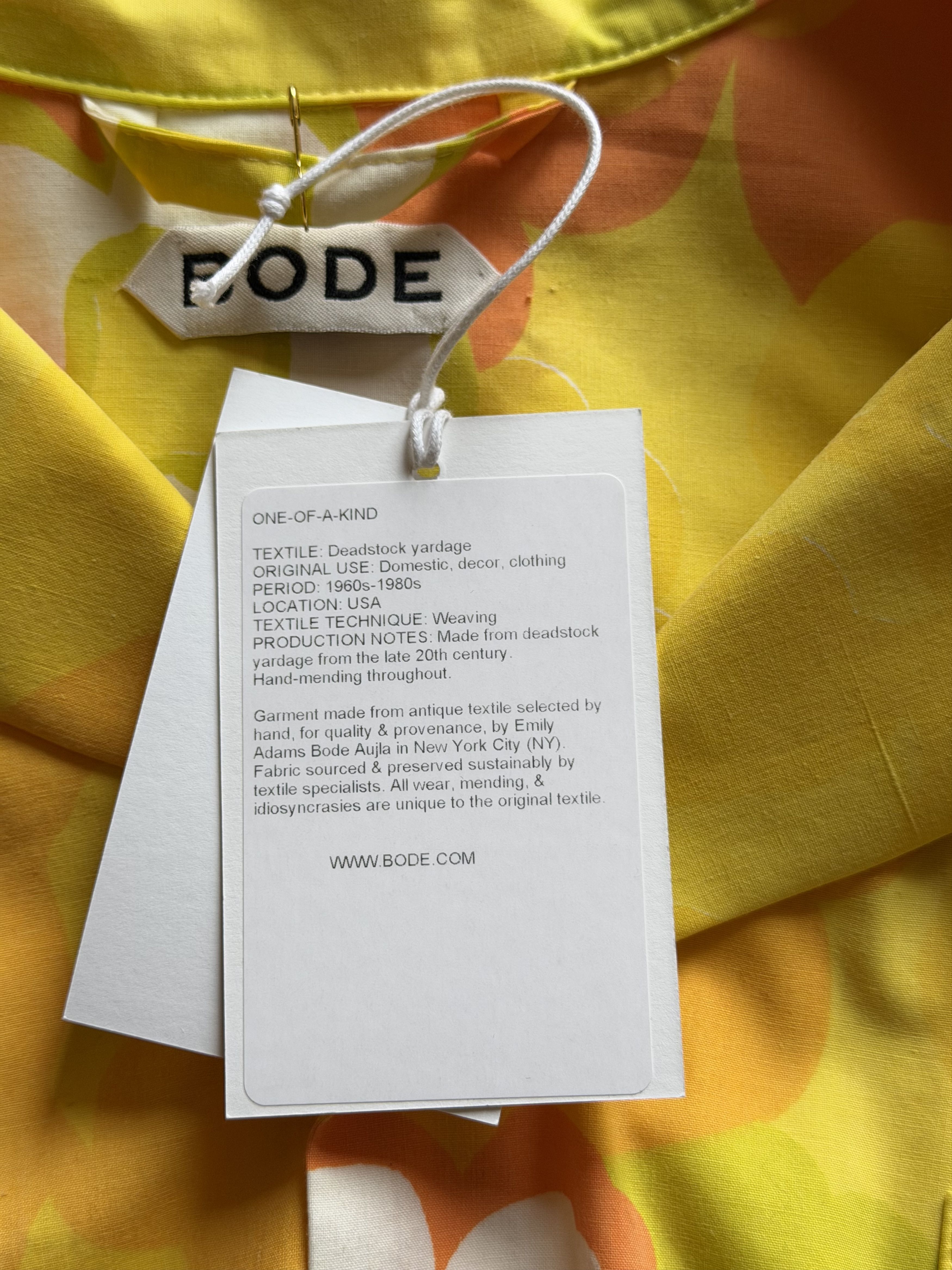 Bode One of a Kind Bode Daylight Daisy Long Sleeve Button Up Size US XXL / EU 58 / 5 - 8 Thumbnail