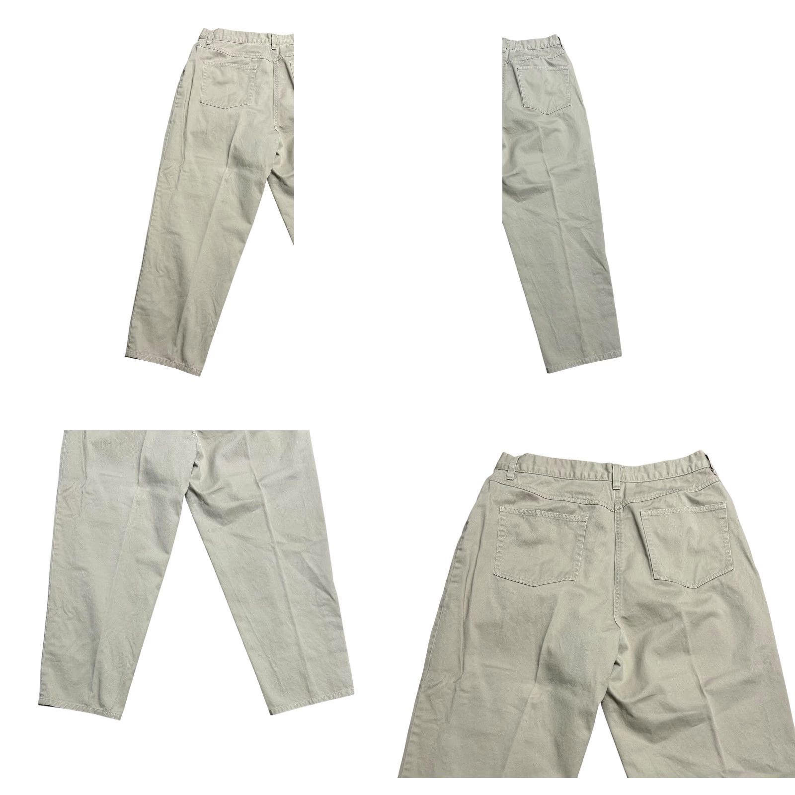 Vintage VINTAGE L.L. Bean Pants Women Sz 16P Khaki High Waist Mom 90s Hong Kong Pants Size 38" / US 16 / IT 52 - 9 Thumbnail