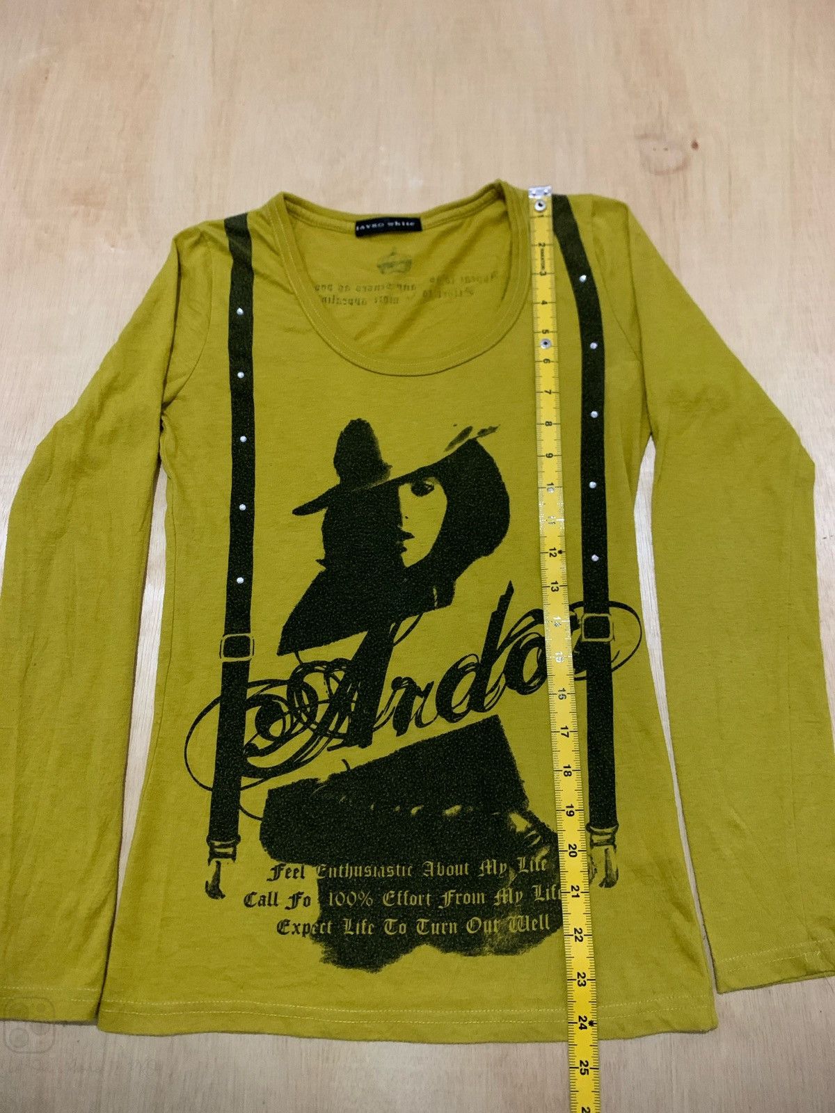 Japanese Brand Y2k Jayro White Hysteric Glamour Style Longsleeve Size ONE SIZE - 11 Thumbnail