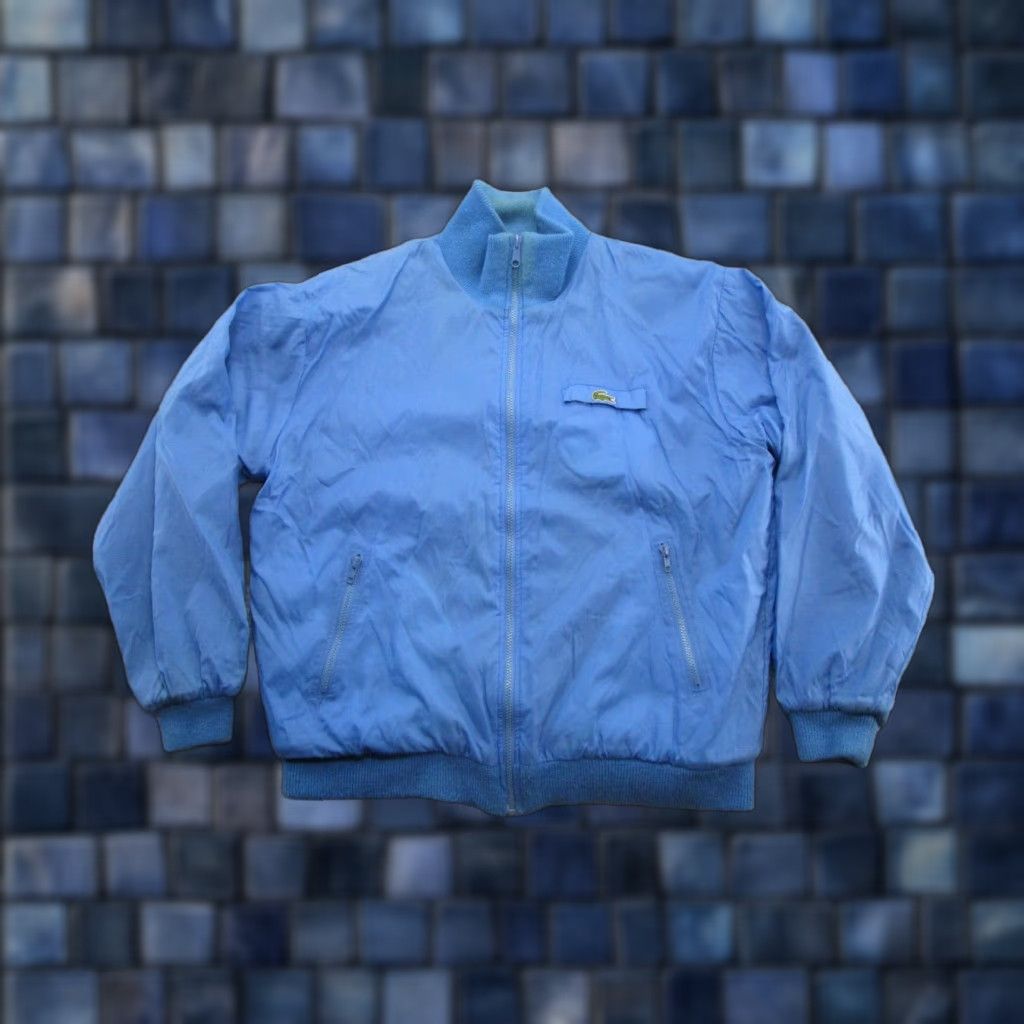 Lacoste VTG 90s Lacoste Reversible Blue Long Sleeve Full Zip Jacket Men's XL Bomber Read Size US XL / EU 56 / 4 - 1 Thumbnail