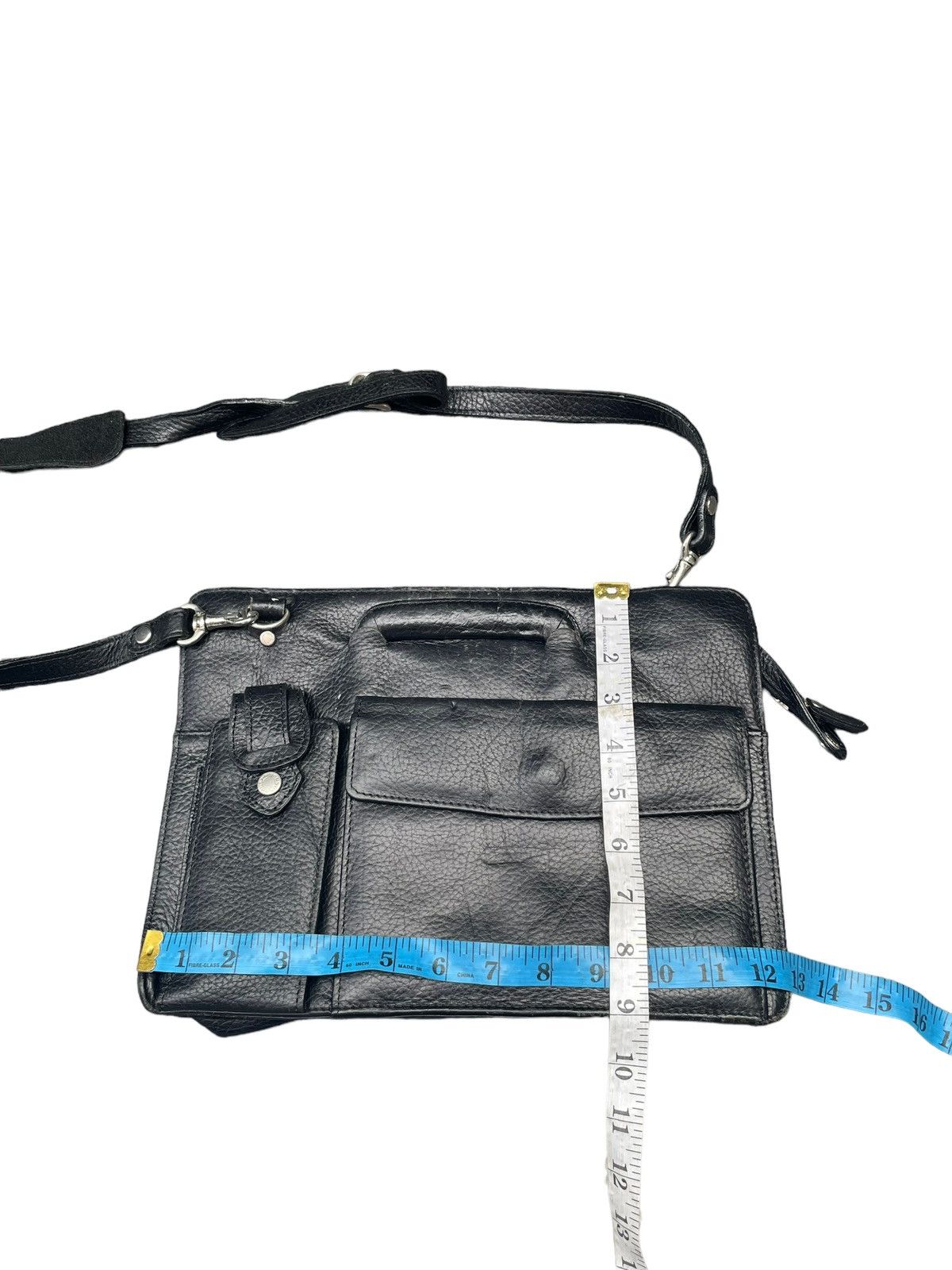 Leather Vintage Ronson Leather 2 Way Bag Size ONE SIZE - 13 Thumbnail