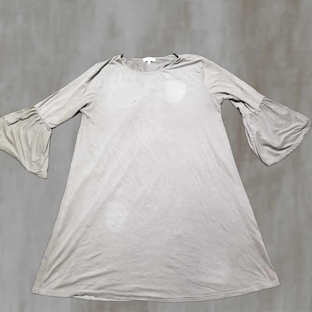 Bell Simply Southern Shirt Brown Half Bell Sleeve Adult L Large Women Crew Neck Pullover Jersey T-Shirt Size L / US 10 / IT 46 - 1 Thumbnail