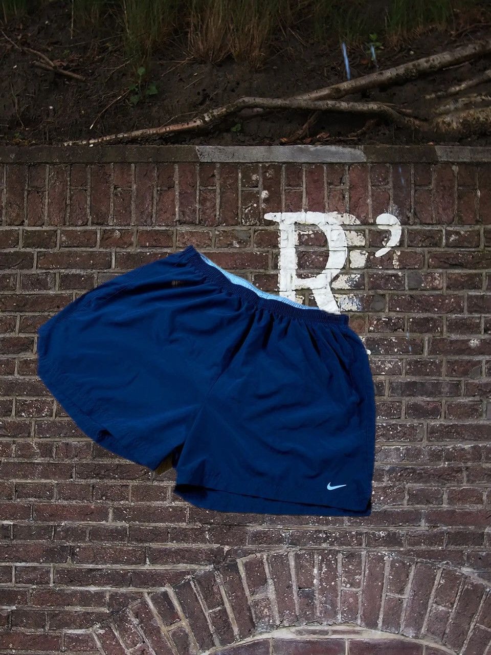 Nike × Vintage Nike Dri Fit Shorts Streetwear Swoosh Casual Y2K Vintage Size US 36 / EU 52 - 1 Thumbnail