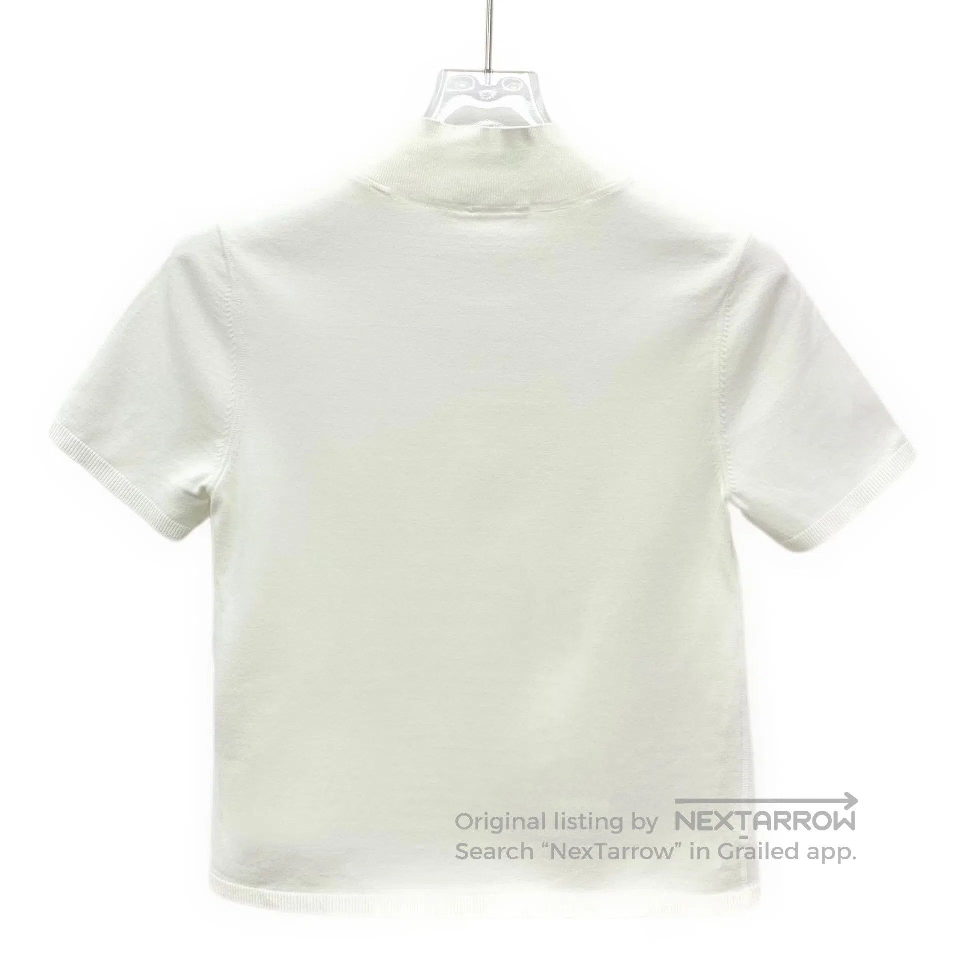 Alexander Wang Alexander Wang White logo lettering semi-high neck short s Size US S / EU 44-46 / 1 - 2 Thumbnail