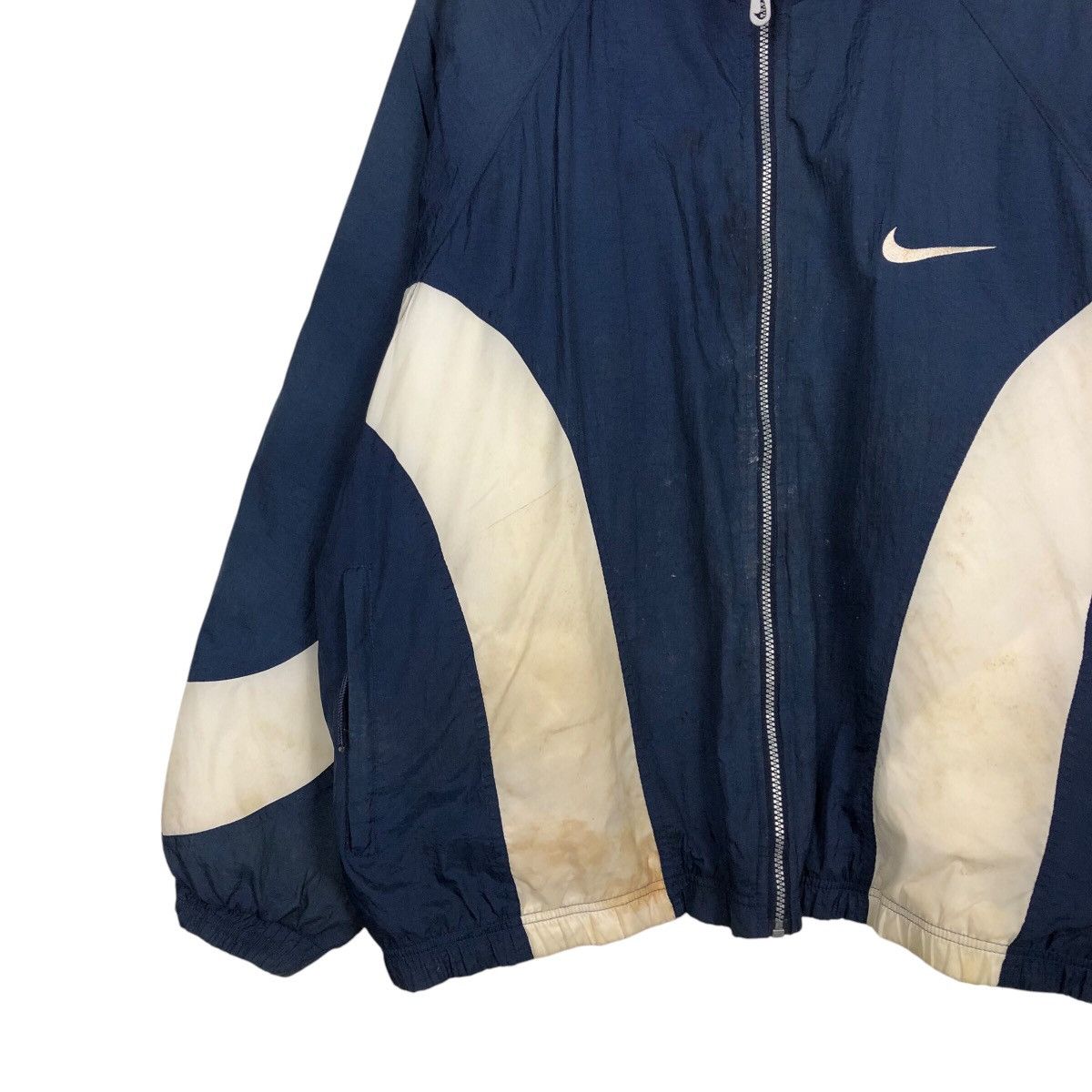 Nike 📌Vintage Bomber Jacket Nike Big Swoosh Design Size US L / EU 52-54 / 3 - 5 Thumbnail