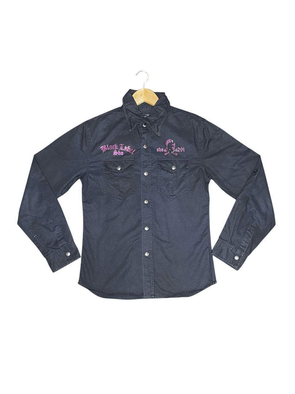 Hysteric Glamour Bernings Sho Skull Studded Button Up Shirt Size US M / EU 48-50 / 2 - 2 Thumbnail
