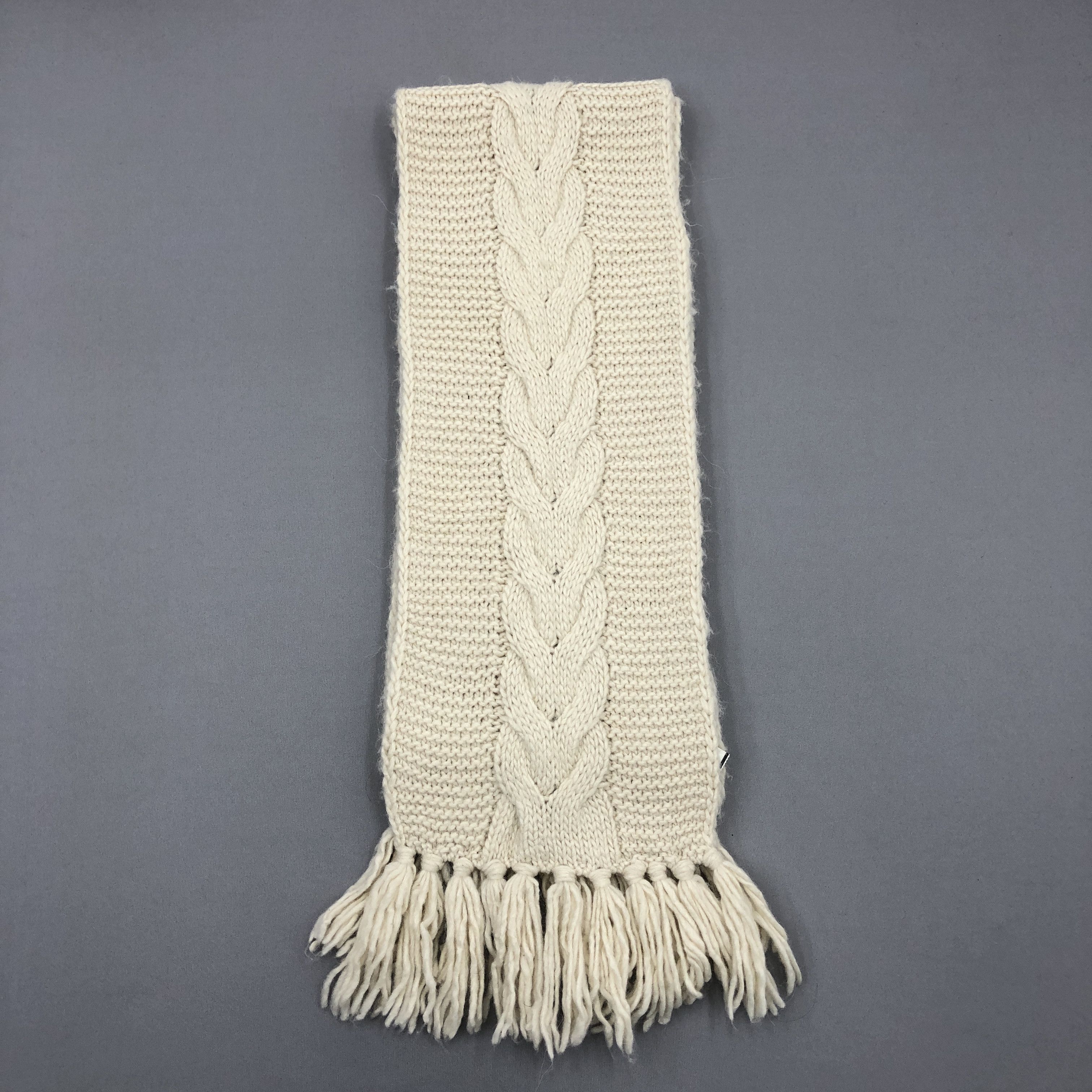 JW Anderson × Uniqlo × Vintage Vintage Uniqlo X JW Anderson Scarf Muffler Wool Knit Scarves Size ONE SIZE - 2 Thumbnail