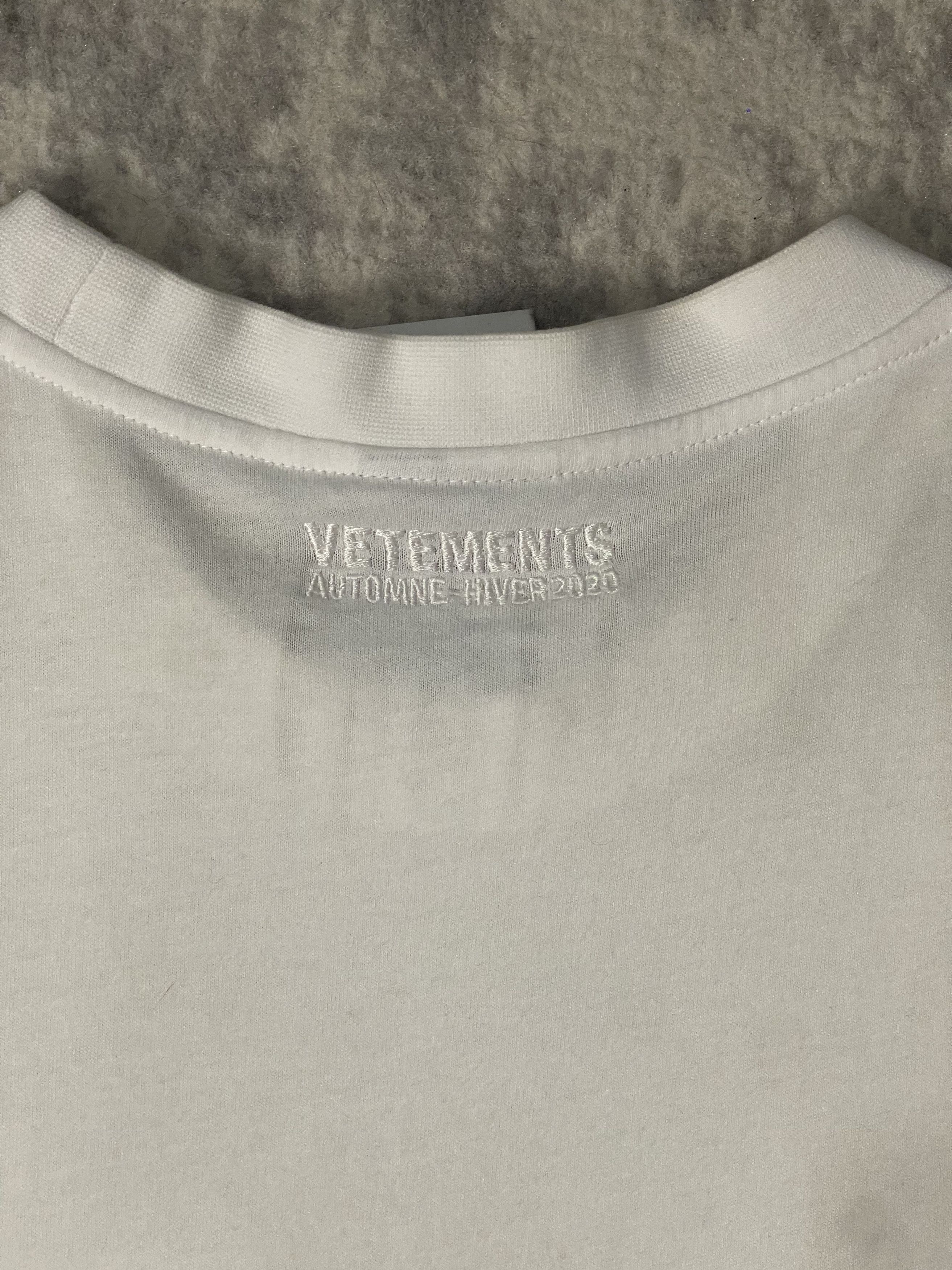 Vetements (Ultra Rare) Vetements 19fw loading pattern white. t shirt Size US S / EU 44-46 / 1 - 5 Thumbnail