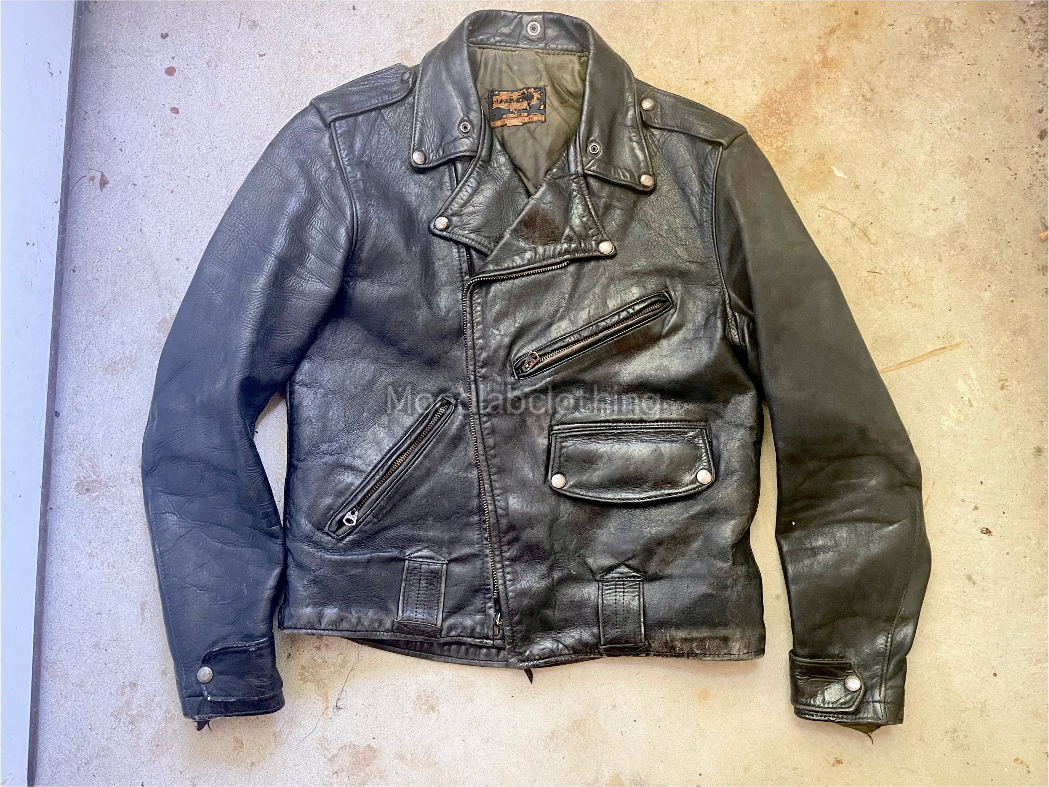 Vintage 50s Horsehide Allstate Buco Leather Jacket Moto Biker 42 | Grailed