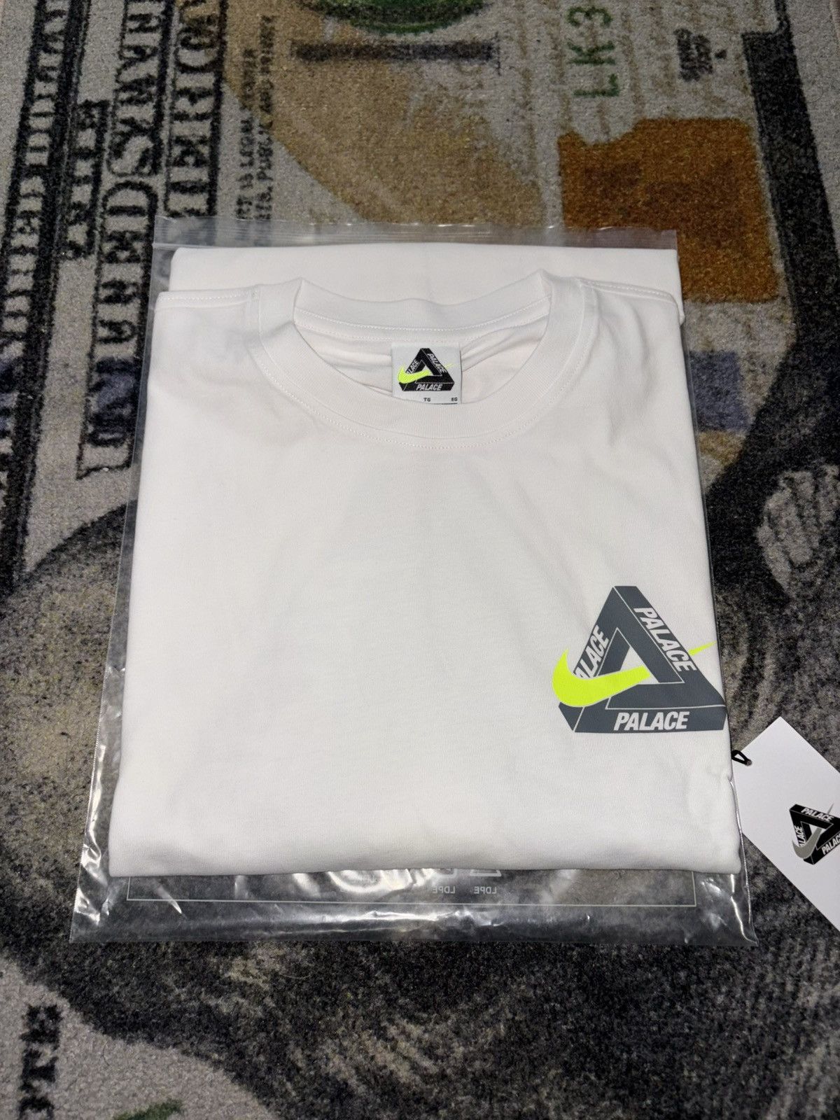Palace Palace x Nike Tri Swoosh T-Shirt White | Grailed