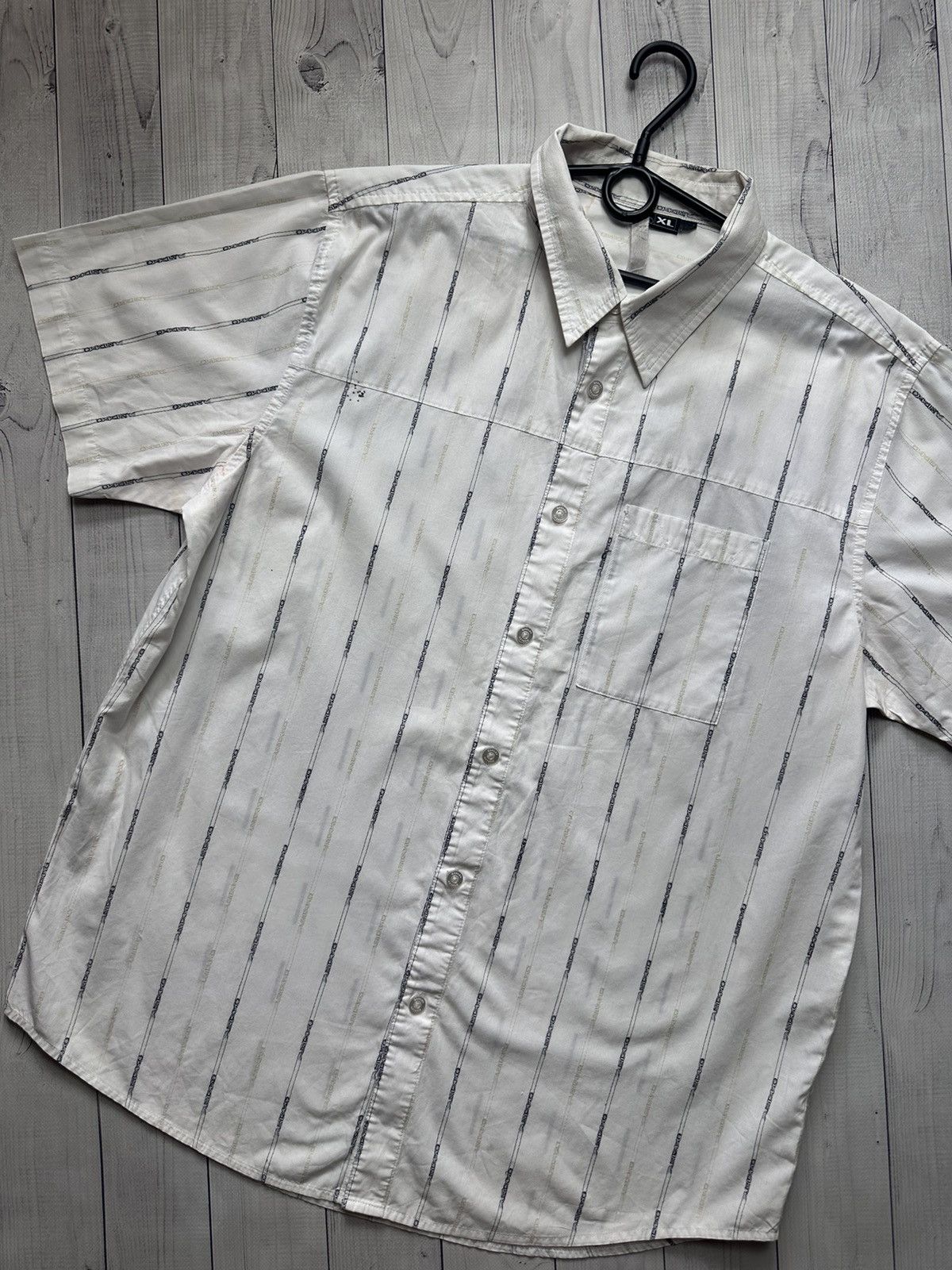 Oakley × Vintage Vintage Oakley shirt striped size Xl logo Size US XL / EU 56 / 4 - 2 Thumbnail