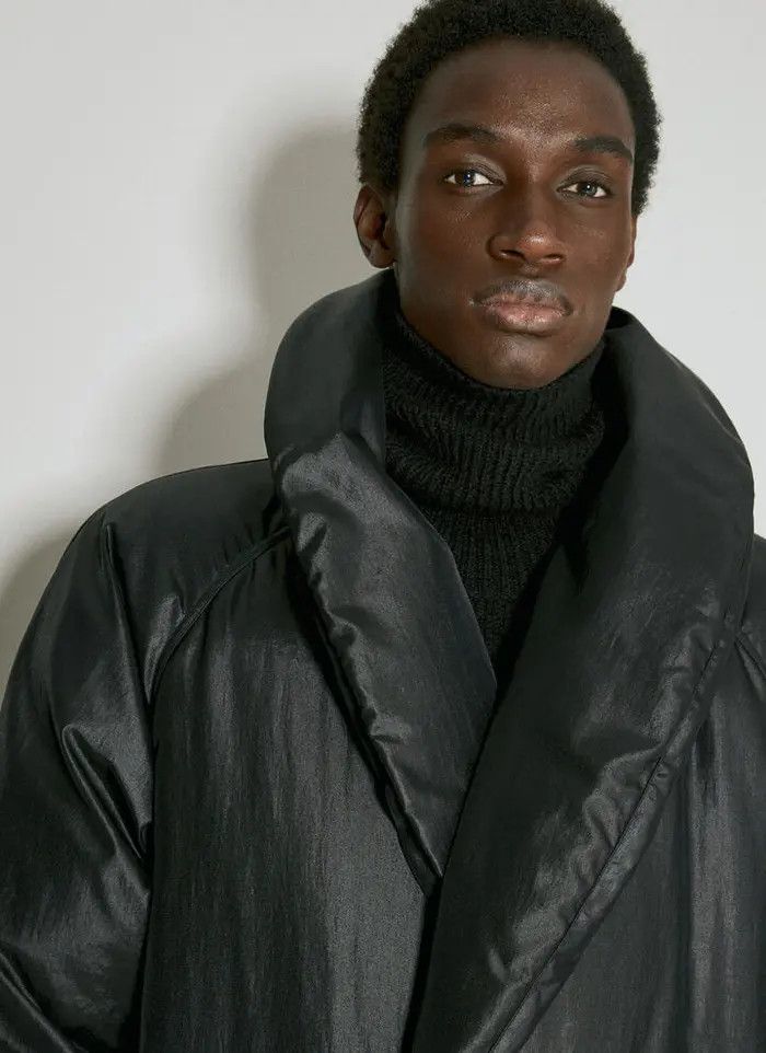 Saint Laurent Paris o1bcso1str1124 Long Down Coat in Black Size US M / EU 48-50 / 2 - 2 Thumbnail