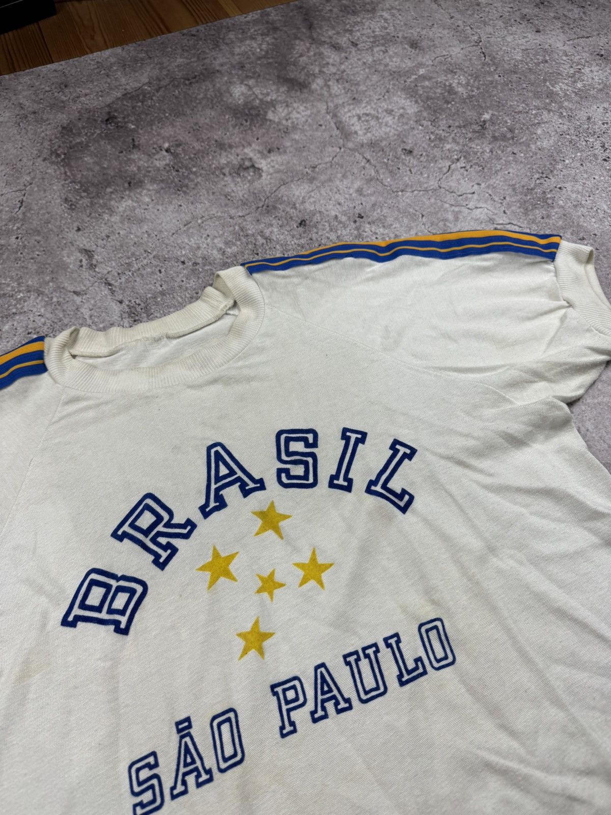 Penalty VINAGE BRAZIL PANALTY SAÖ PAULO 70/80’s SOCCER Y2K JERSEY Size US S / EU 44-46 / 1 - 11 Thumbnail