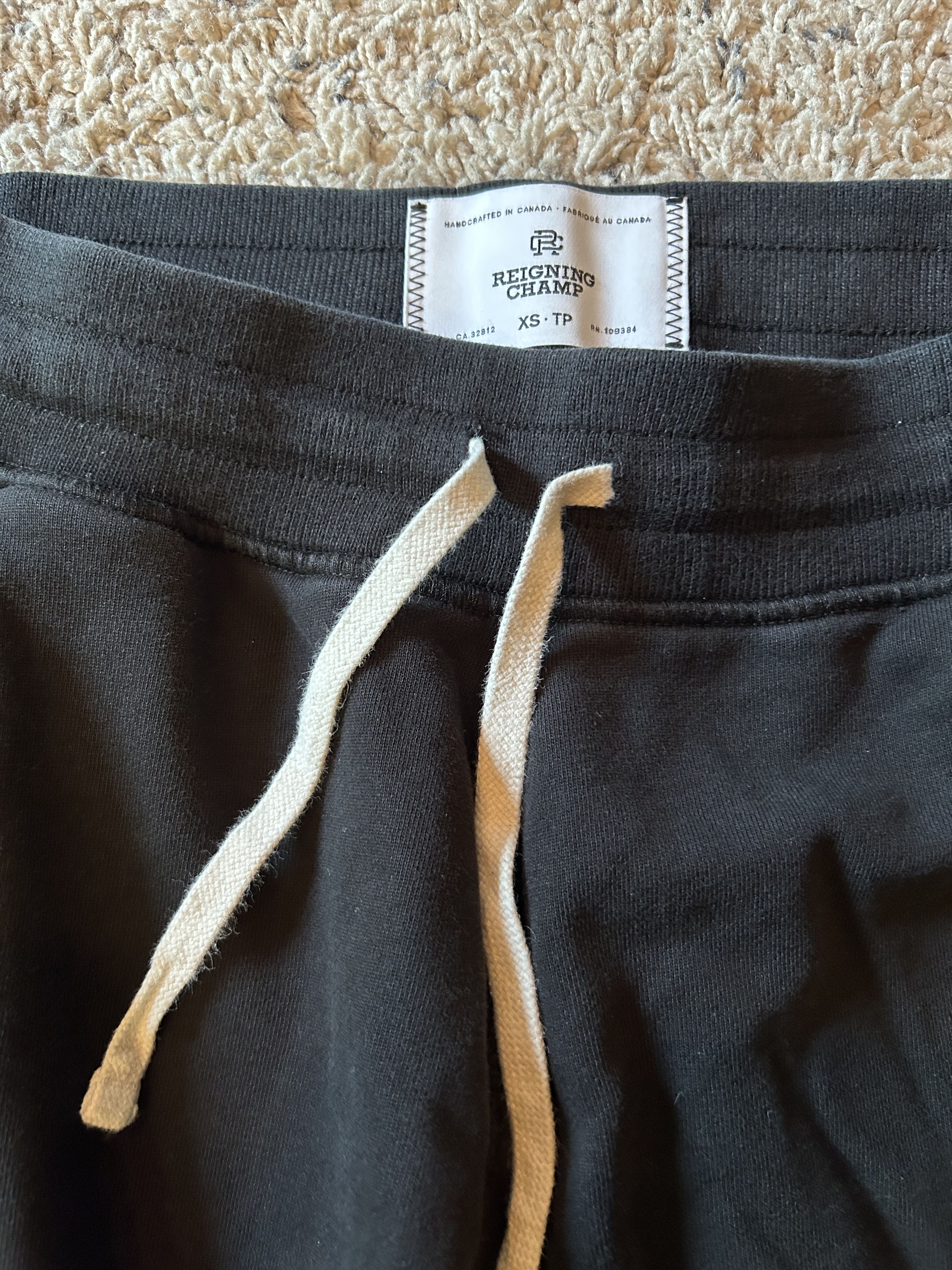 Reigning Champ Black Midweight Sweatpants Size US 29 - 4 Thumbnail