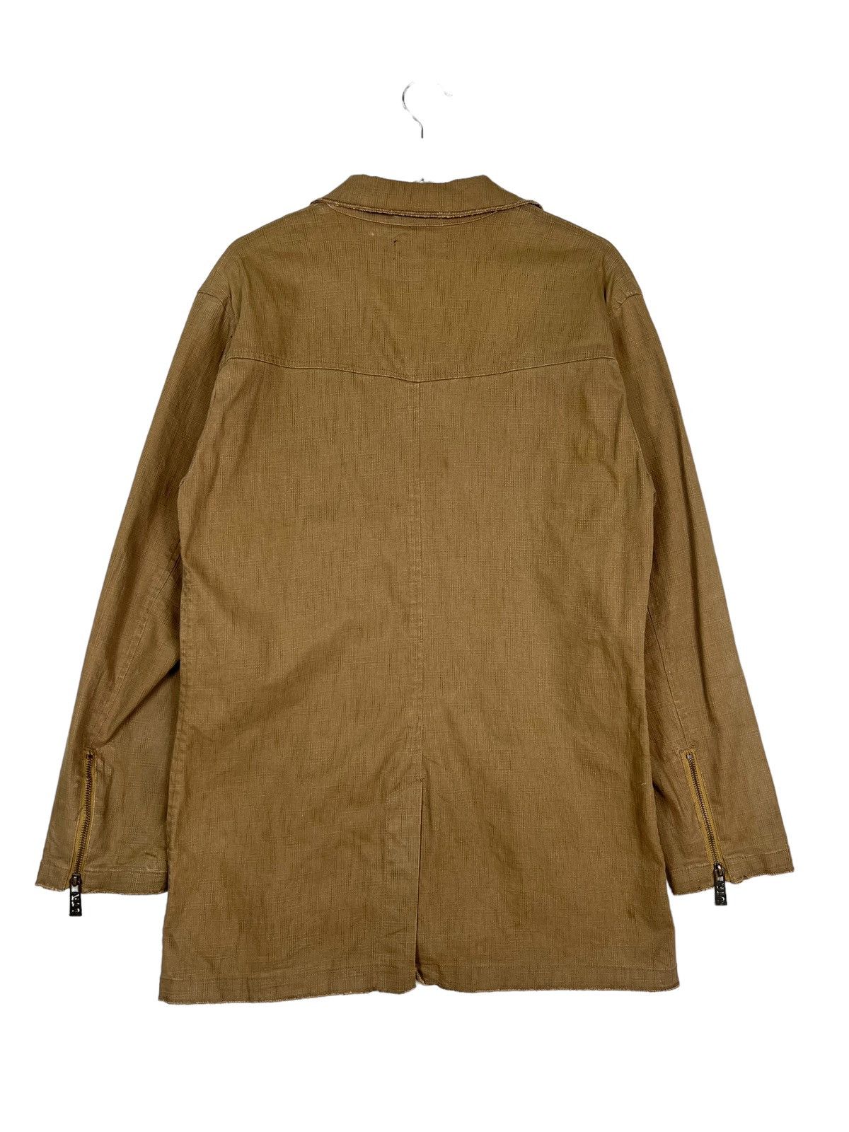 In The Attic 🔥 IN THE ATTIC KHAKI BROWN INDIGO JACKET Size US L / EU 52-54 / 3 - 3 Thumbnail