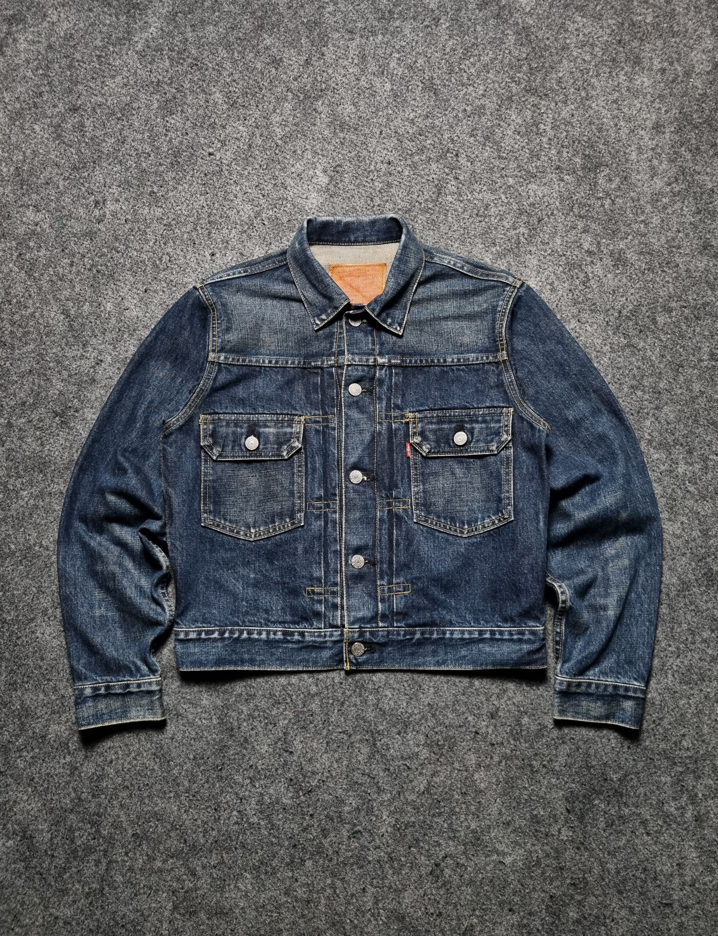 Image of Levis Vintage Clothing Vintage Levis Big E 71507 Trucker Type 2 Levis Denim Jacket in Blue Denim (S