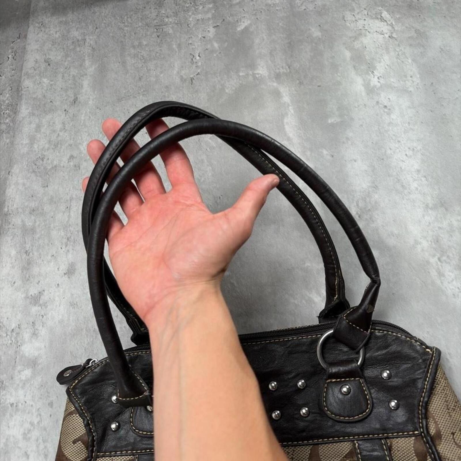 Guess Y2K Brown Guess Grunge Gothic Soho Shoulder Bag Size ONE SIZE - 6 Thumbnail