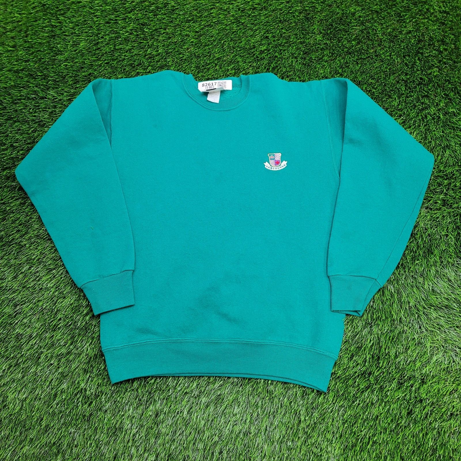 Lee Vintage 80s Vancouver Sweatshirt Womens M/L 19x24 Crop USA Size L / US 10 / IT 46 - 1 Thumbnail