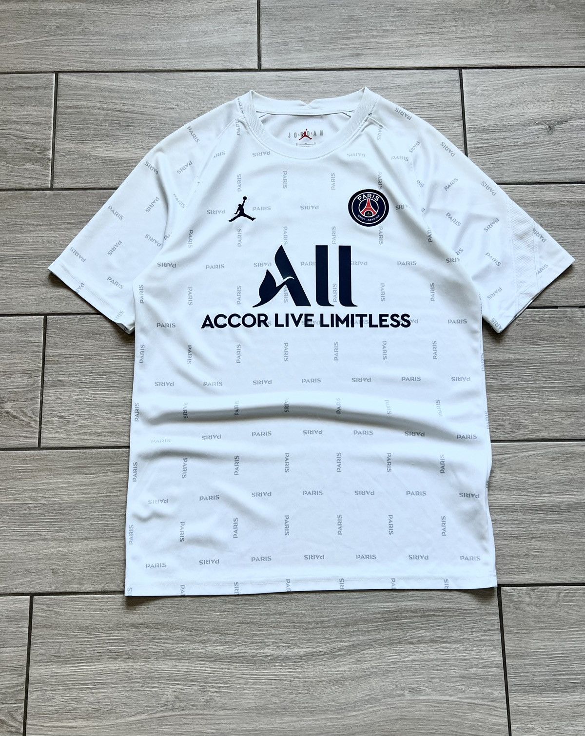 Jordan Brand Nike Jordan PSG Paris Saint-Germain Training Jersey M Size US M / EU 48-50 / 2 - 2 Thumbnail