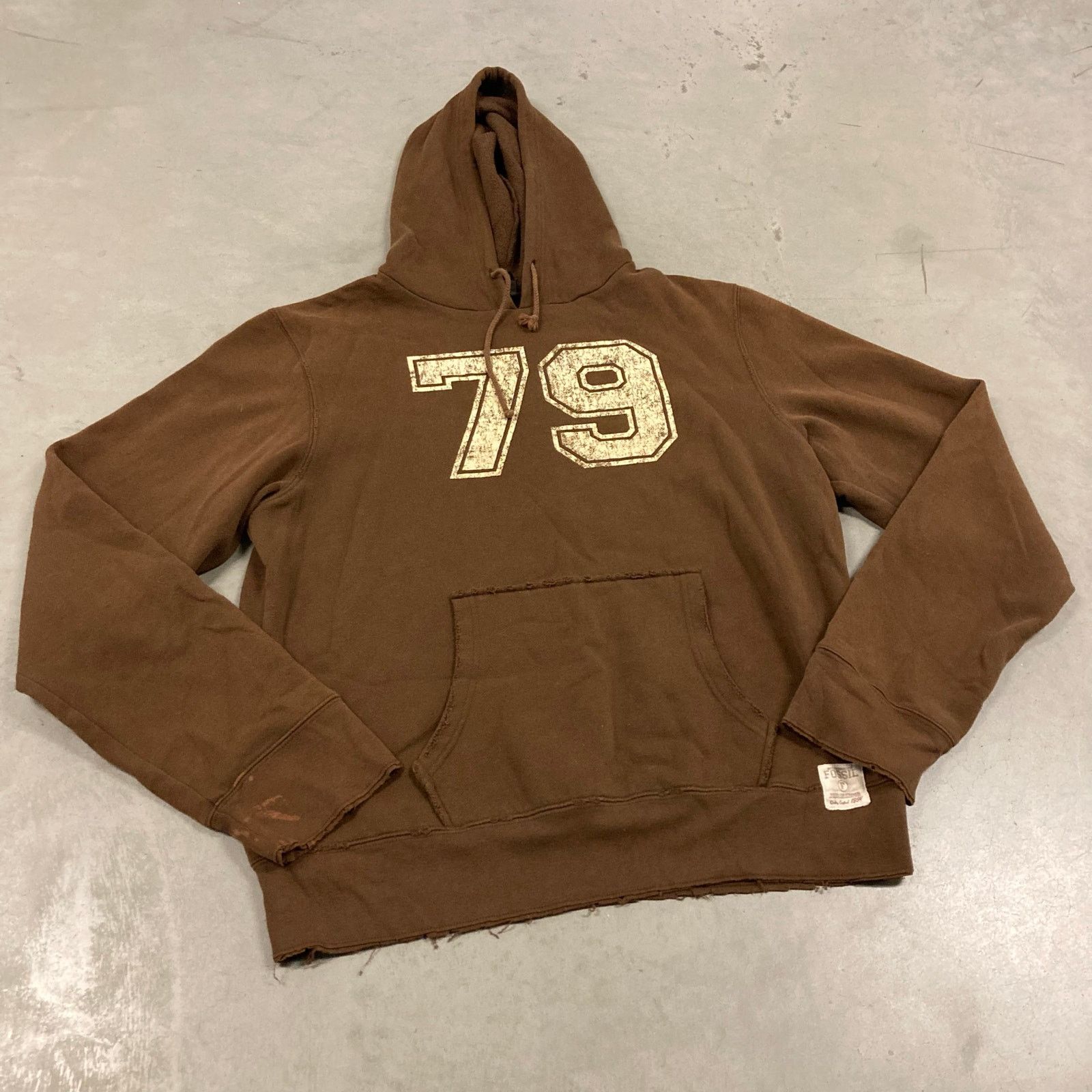 Fossil × Vintage vintage y2k fossil varsity hoodie Size US XL / EU 56 / 4 - 1 Thumbnail