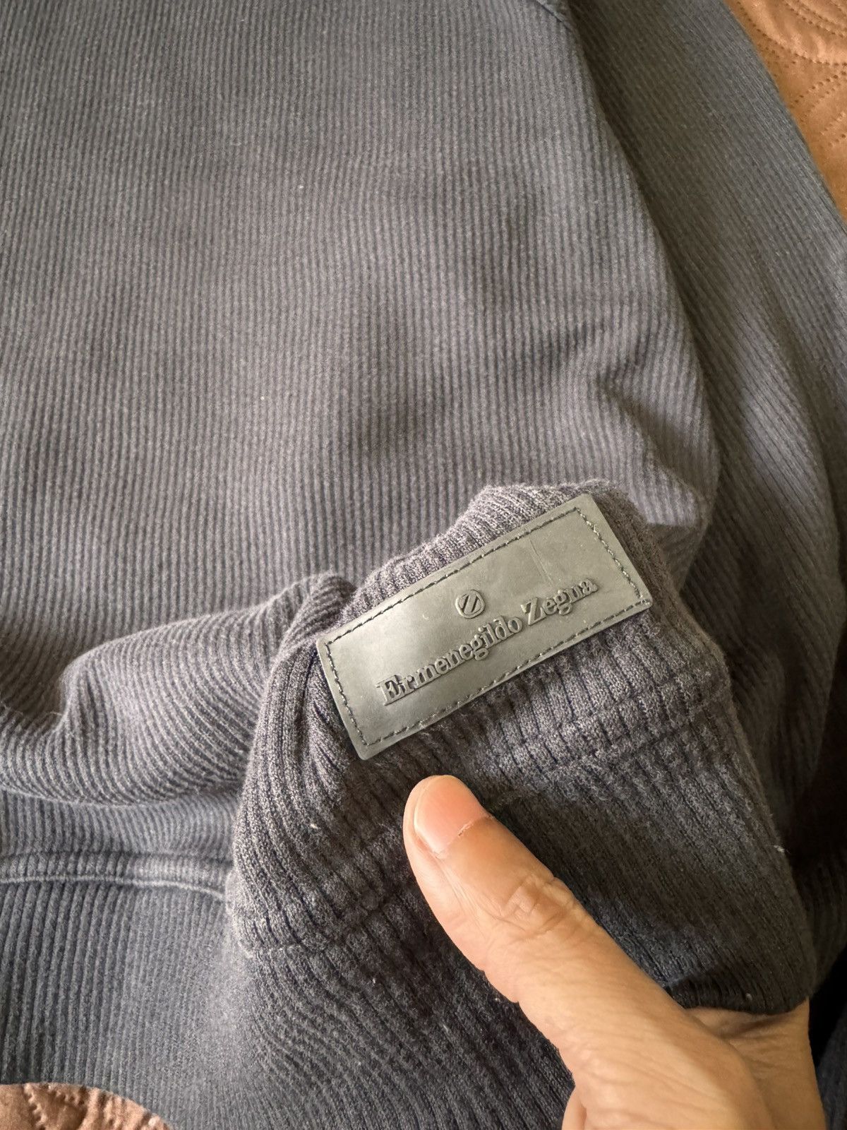 Ermenegildo Zegna ERMENEGILDO ZEGNA TWINTECH SWEATKNIT WAFFLE MADE IN ITALY Size US L / EU 52-54 / 3 - 12 Thumbnail