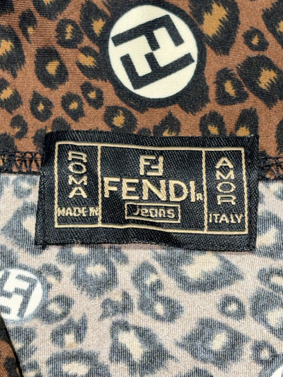 Fendi Vintage Fendi Blouse longsleeve leopard Size S / US 4 / IT 40 - 3 Thumbnail