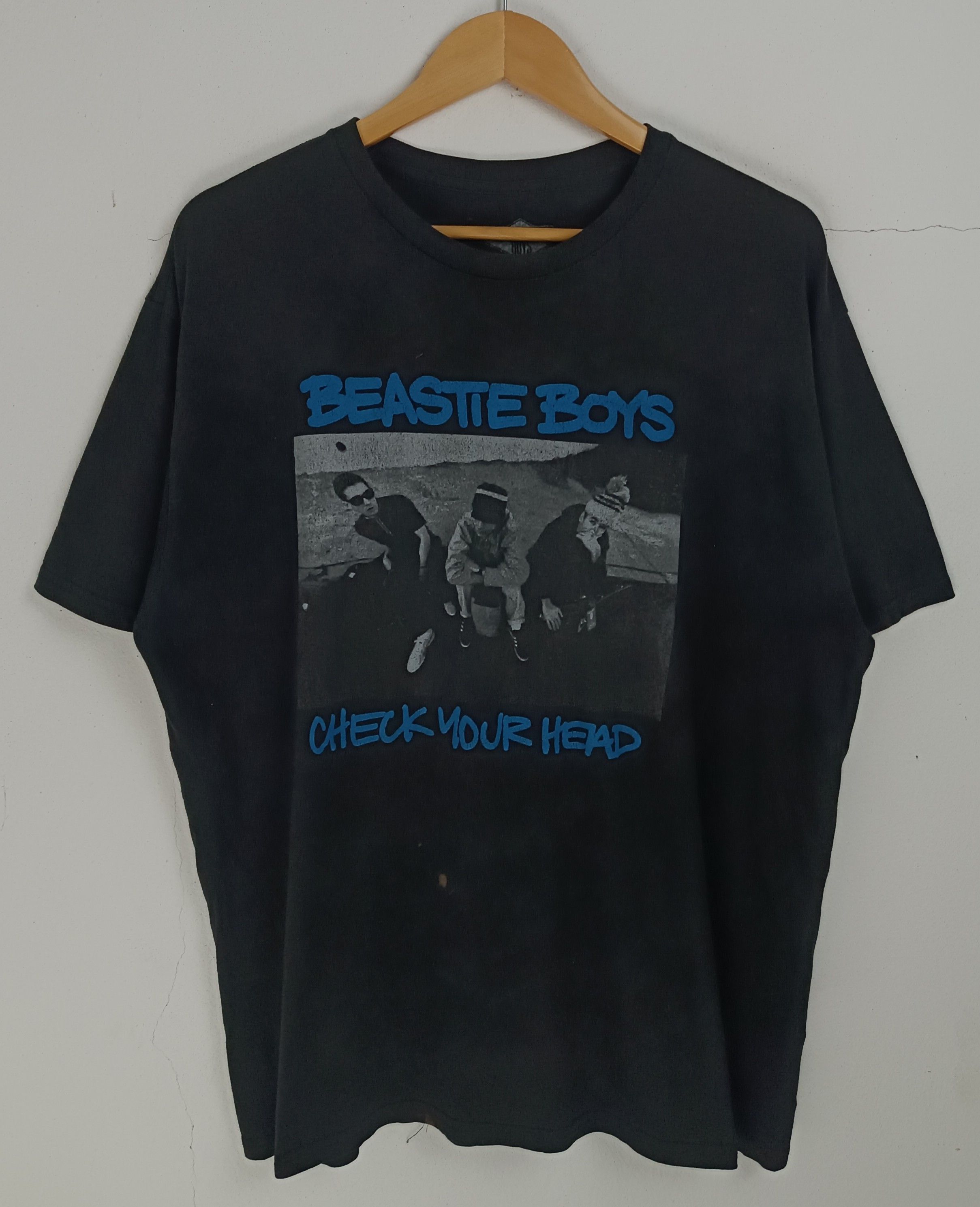 Rap Tees THRASHED FADED VINTAGE BEASTIE BOYS CHECK YOUR HEAD PUNK Size US XL / EU 56 / 4 - 3 Thumbnail