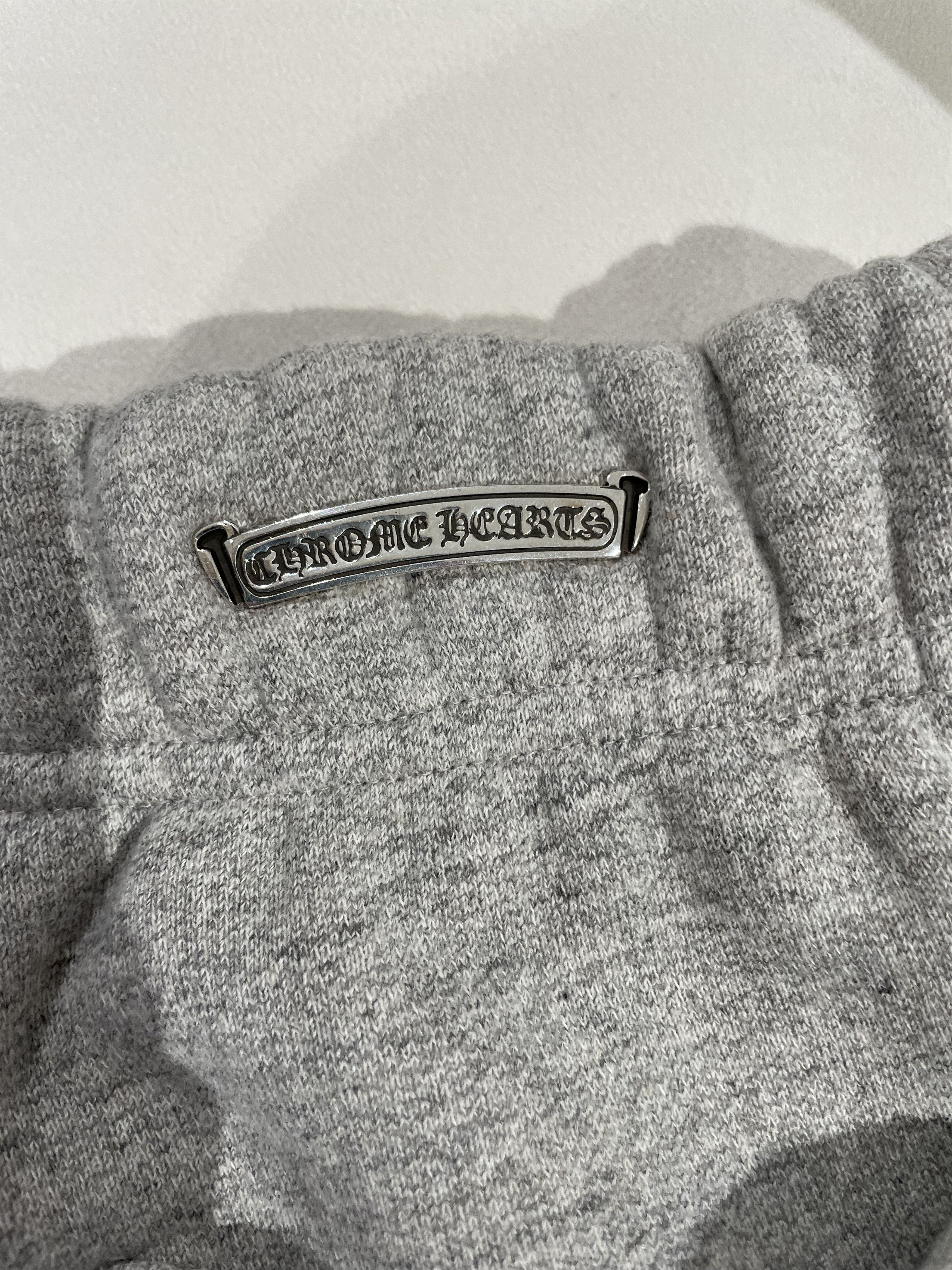 Chrome Hearts Chrome Hearts CH Logo Grey Sweatpants Size US 29 - 8 Thumbnail
