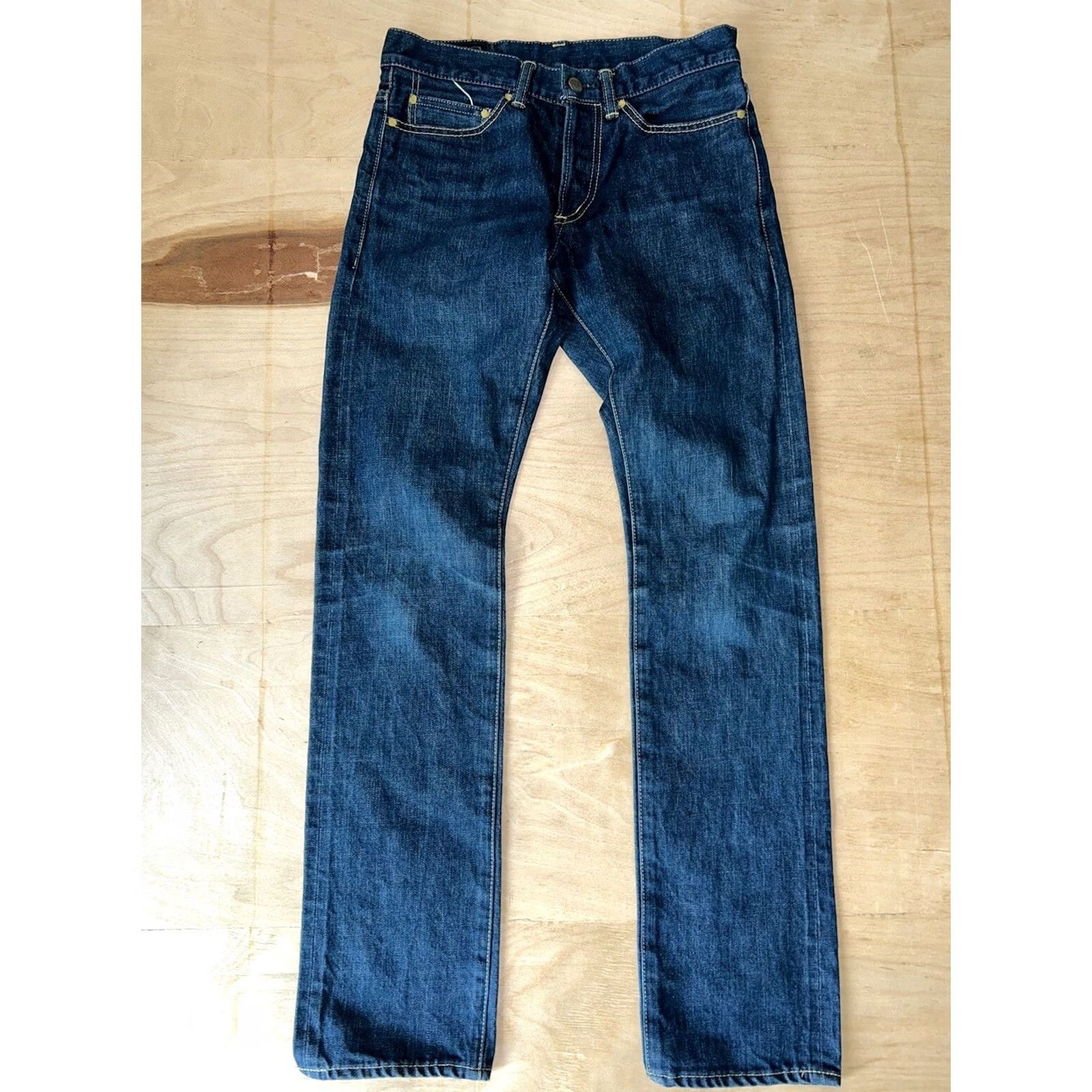 Denime Rude Gallery Black Rebel Jeans Denim 5-Pocket Button Closure 28x32 Men’s Regular Straight Black Dark Wash Vintage No Size US 28 / EU 44 - 2 Thumbnail