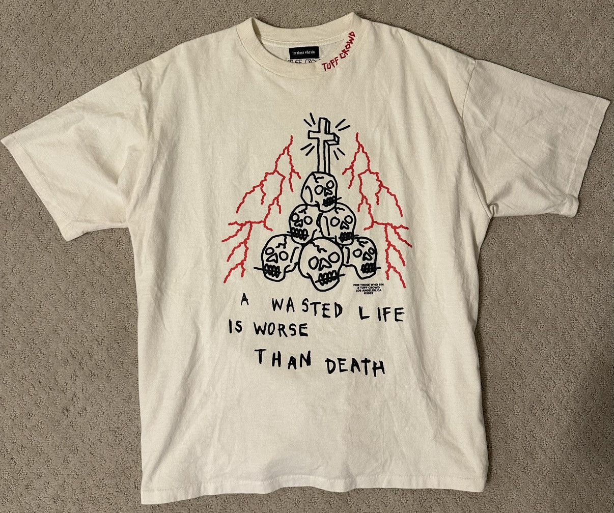 For Those Who Sin For Those Who Sin x Tuff Crowd Tee - XL Size US XL / EU 56 / 4 - 1 Thumbnail